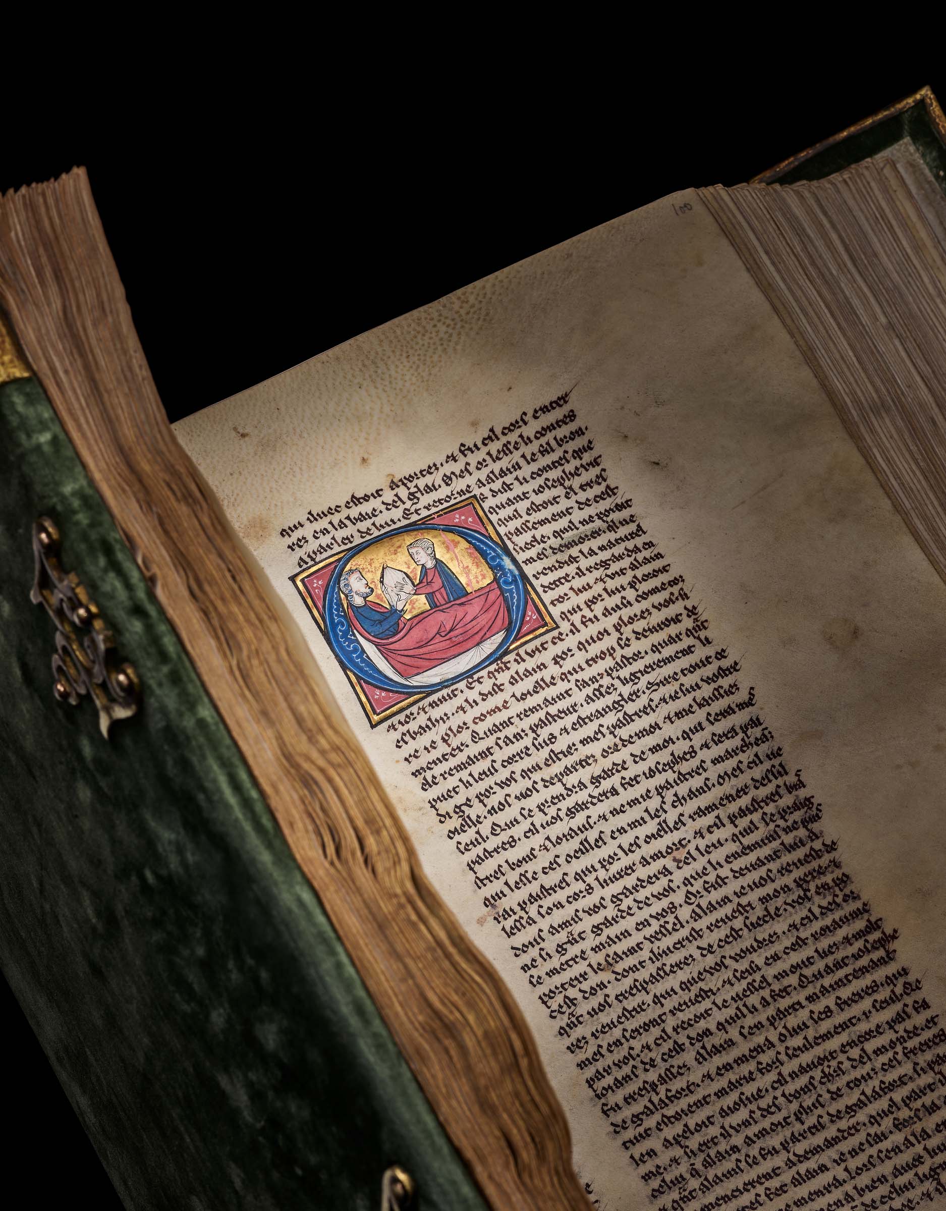Josephus hands over the Holy Grail to his nephew Alain, the first of the guardian Fisher Kings who would preserve it, unseen, until the coming of Galahad