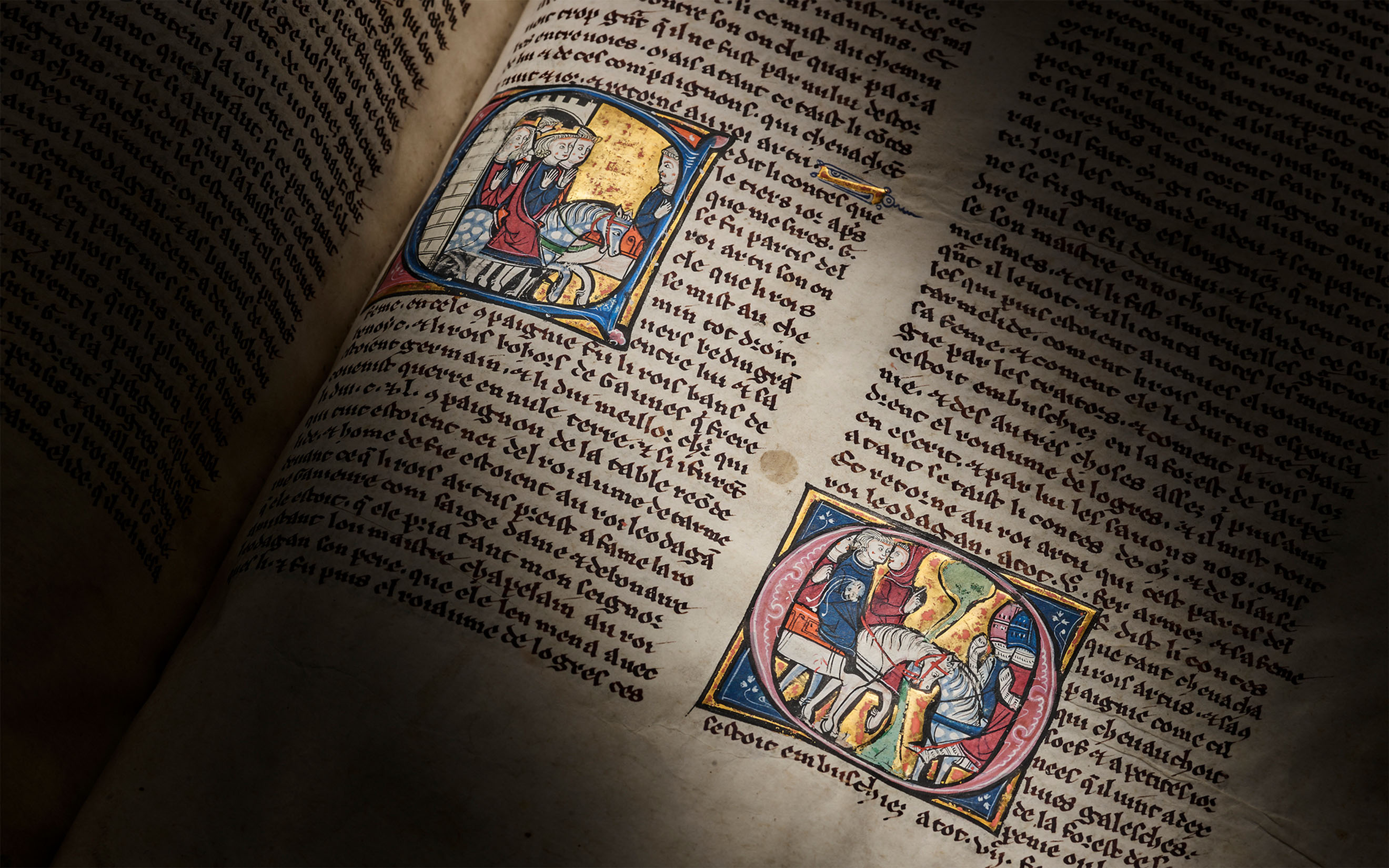 The Master of the Liege Apocalypse, The Clermont-Tonnerre Grail, circa 1290-1310. Manuscript on vellum, telling the story of the Holy Grail, Merlin and the young King Arthur, offered in Valuable Books and Manuscripts including Cartography on 8 July 2026 at Christie's in London