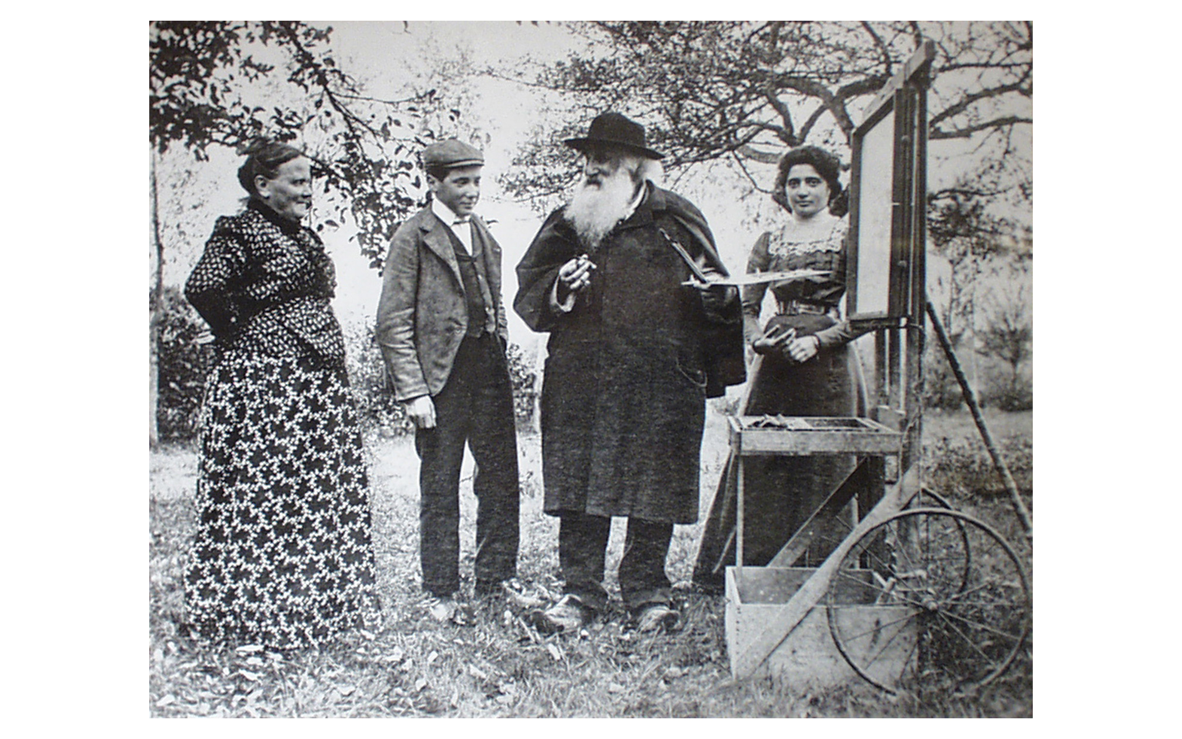 Camille Pissarro and family