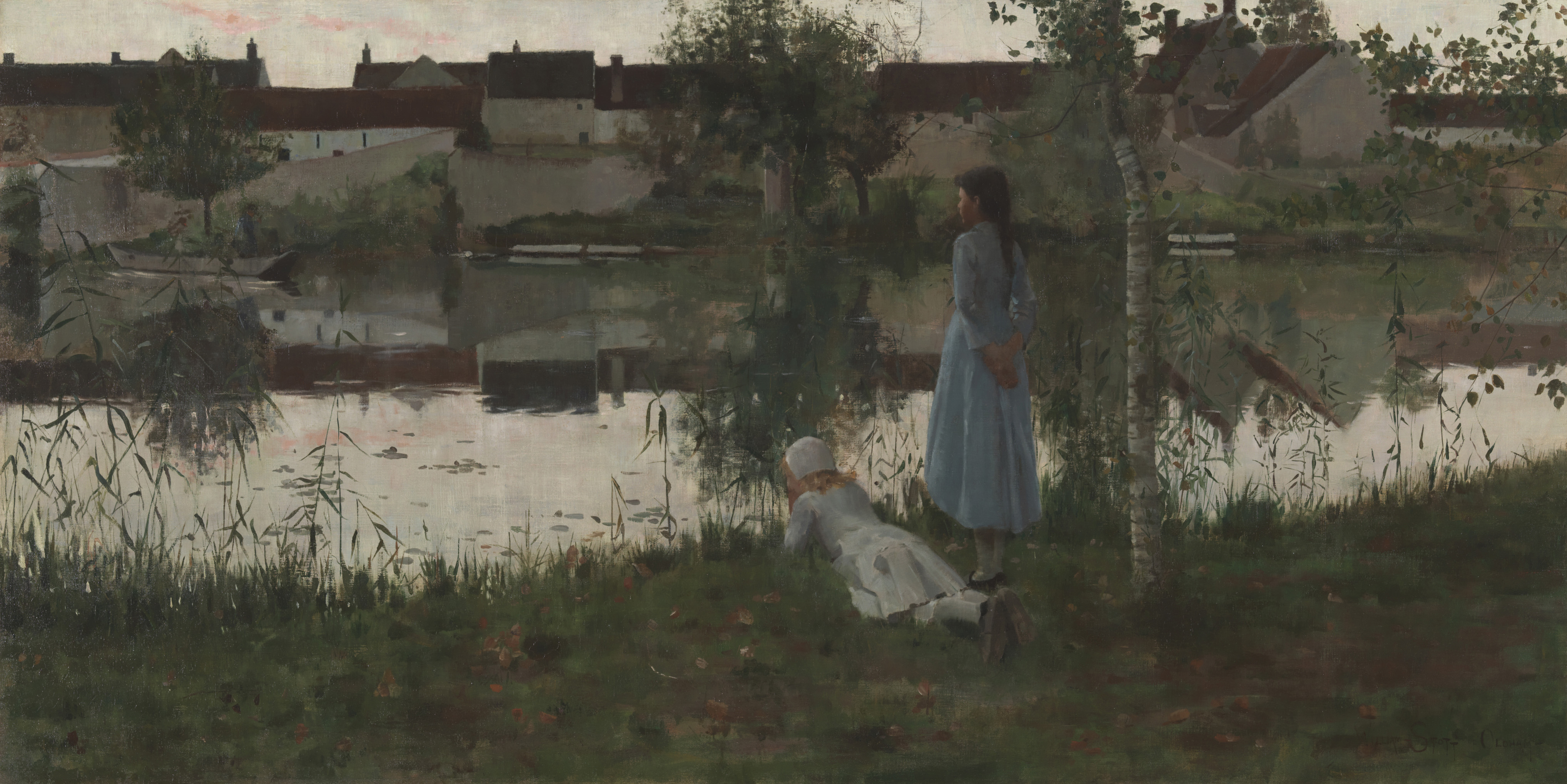 William Stott of Oldham, Le Passeur (The Ferryman), 1881, Tate