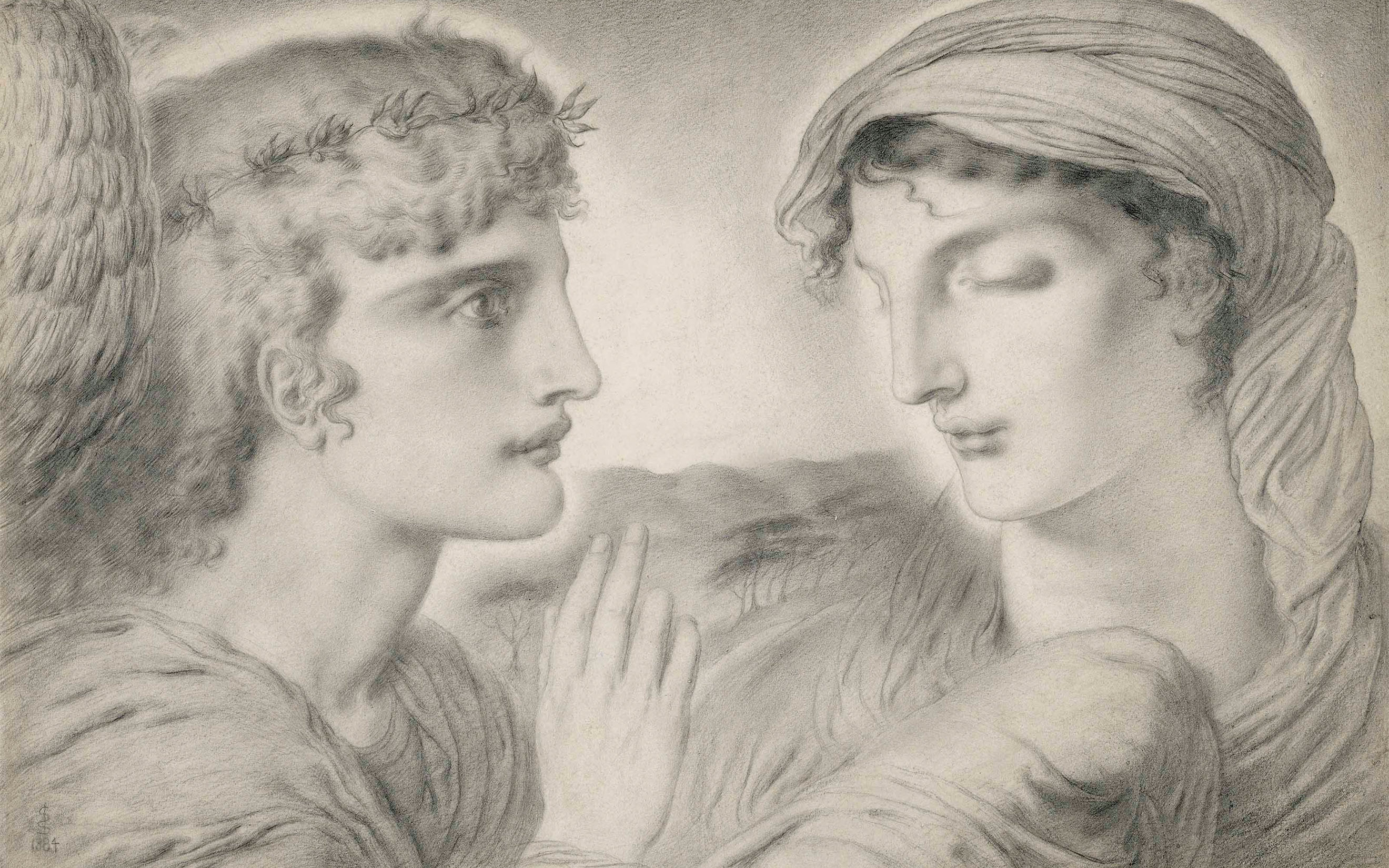 Simeon Solomon, The Annunciation, 1884, sold for £35,000 on 11 July 2018 at Christie's in London