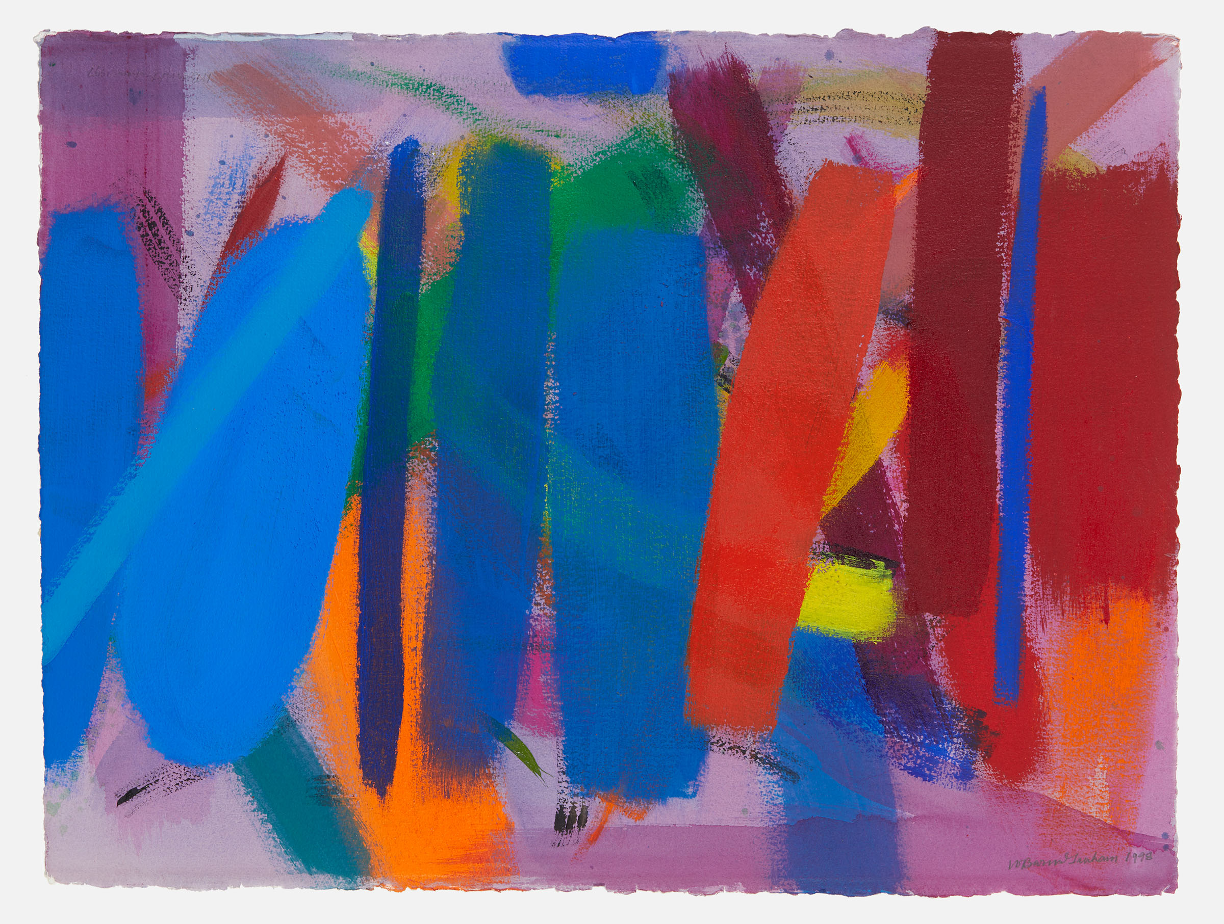 Wilhelmina Barns-Graham, Blue Dance, 1998. At Tate St. Ives, Cornwall