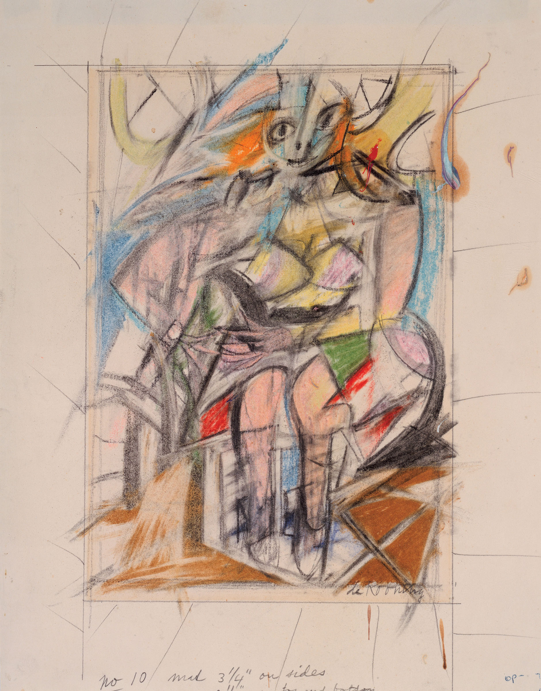 Willem de Kooning Woman (Seated Woman 1), 1952. At the Rijksmuseum, Amsterdam
