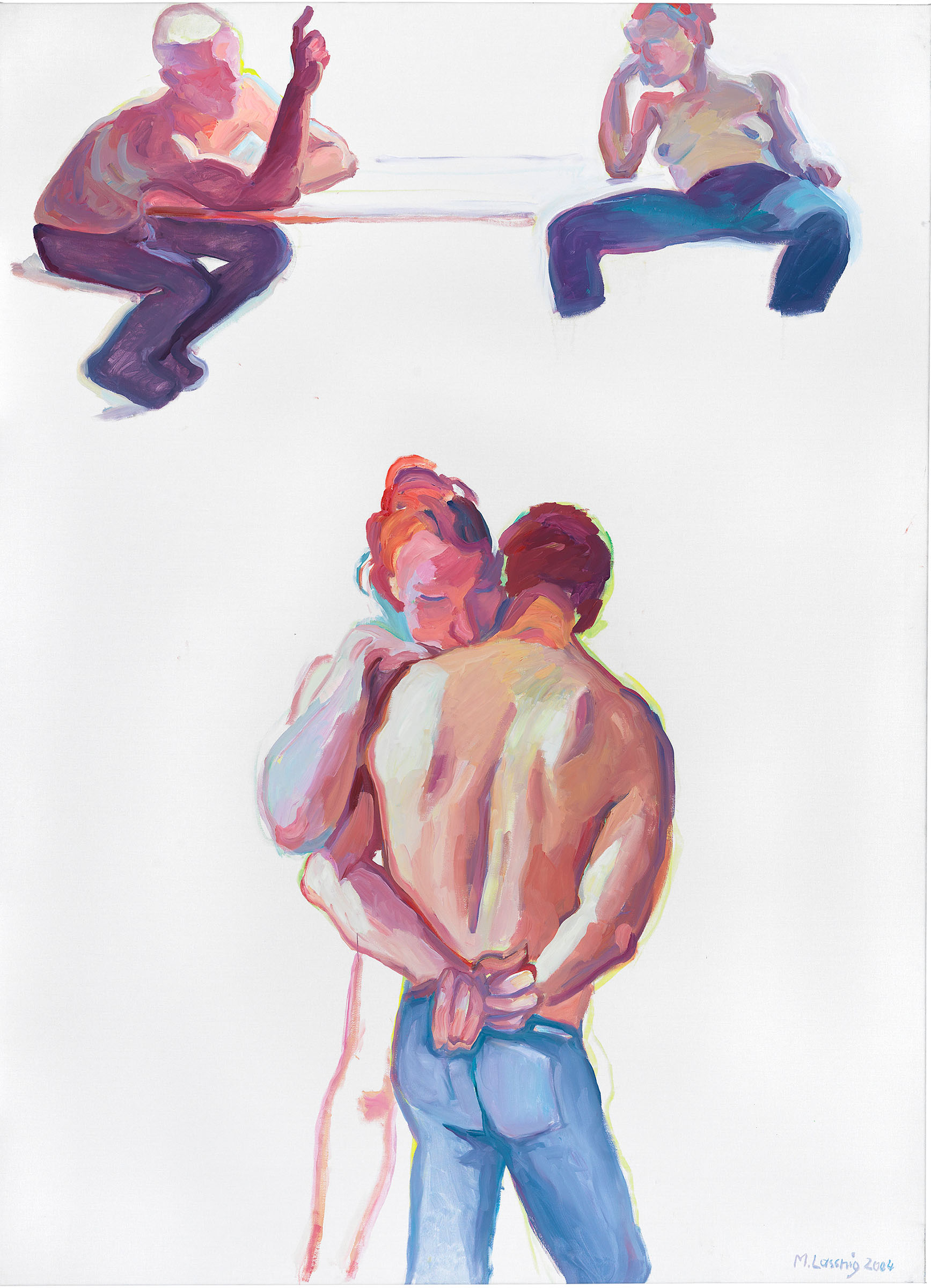Maria Lassnig, Zartlichkeit, 2006. At Kunsthaus Zurich