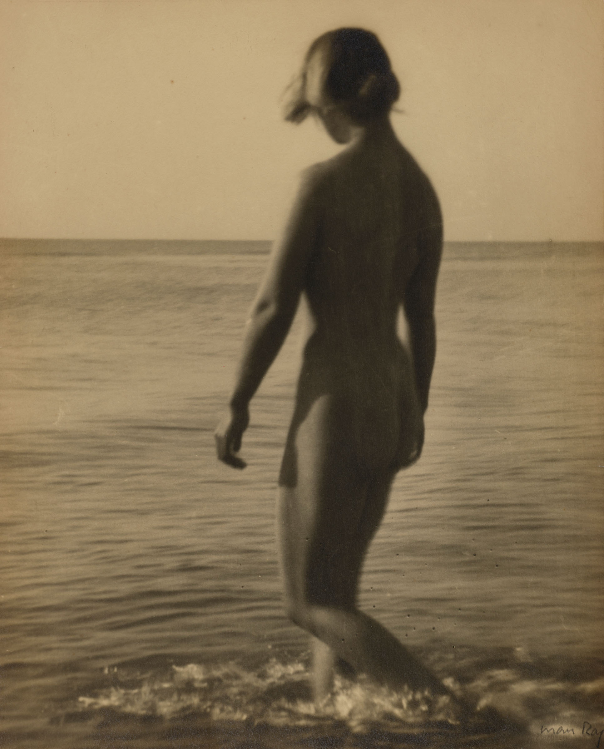 Man Ray and Henri-Pierre Roche, Sans titre (Nu dans l'eau, Helen Hessel Grund), circa 1922-24, offered in Collection Roger Therond, une passion francaise - Evening sale on 13 November 2026 at Christie's in Paris. On show until 17 July at the Grand Hotel Nord-Pinus in Arles