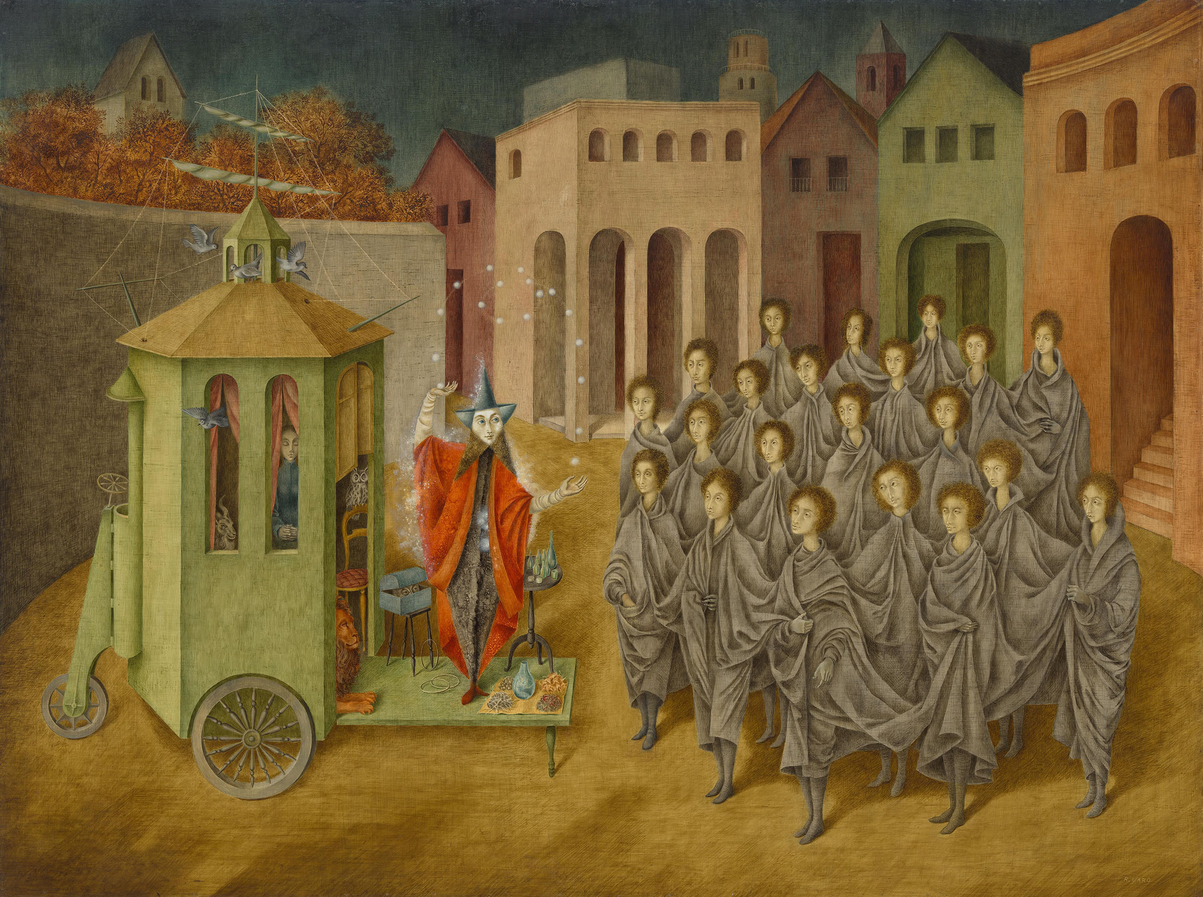 Remedios Varo, The Juggler (The Magician), 1956. At the Louisiana Museum of Modern Art, Humlebaek, Denmark