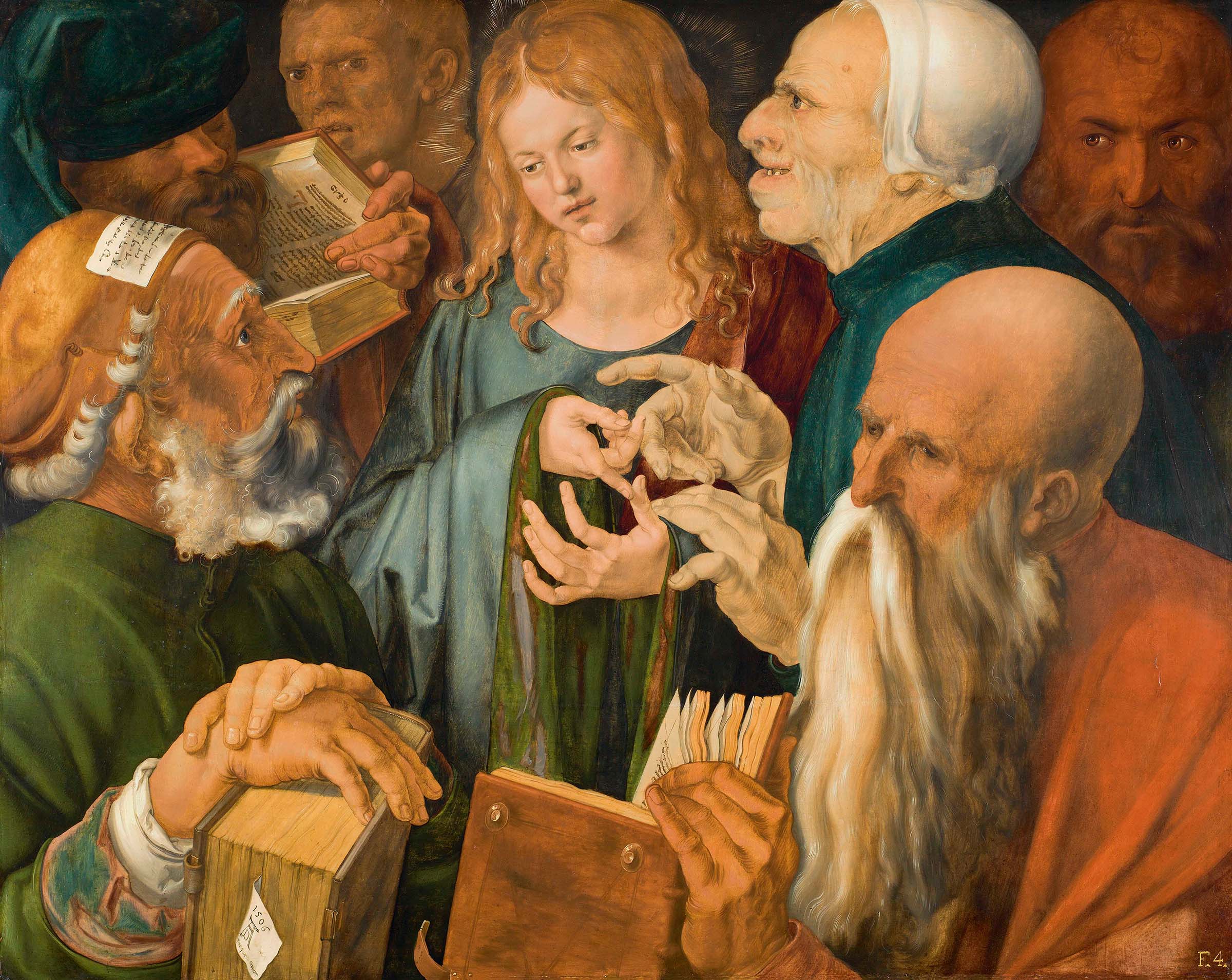 Albrecht Durer, Jesus Among the Doctors, 1506. The work will be on loan from the Spanish museum to the Mauritshuis in The Hague from October