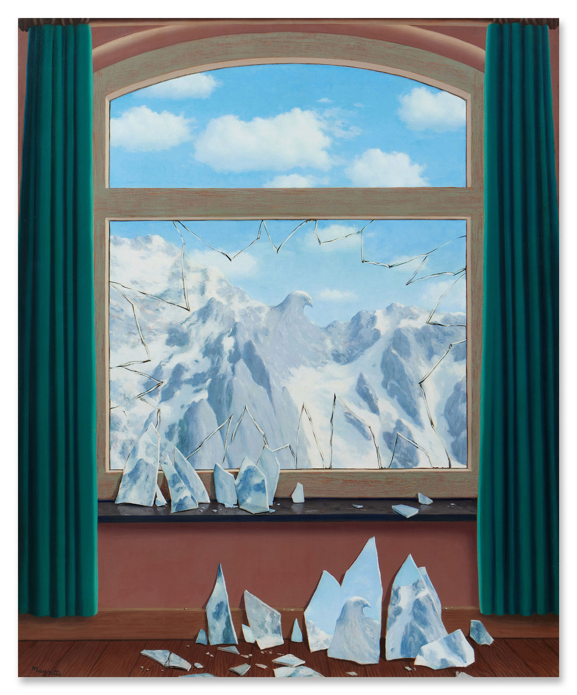 Rene Magritte, La Domaine d'Arnheim (The Domain of Arnheim), 1949