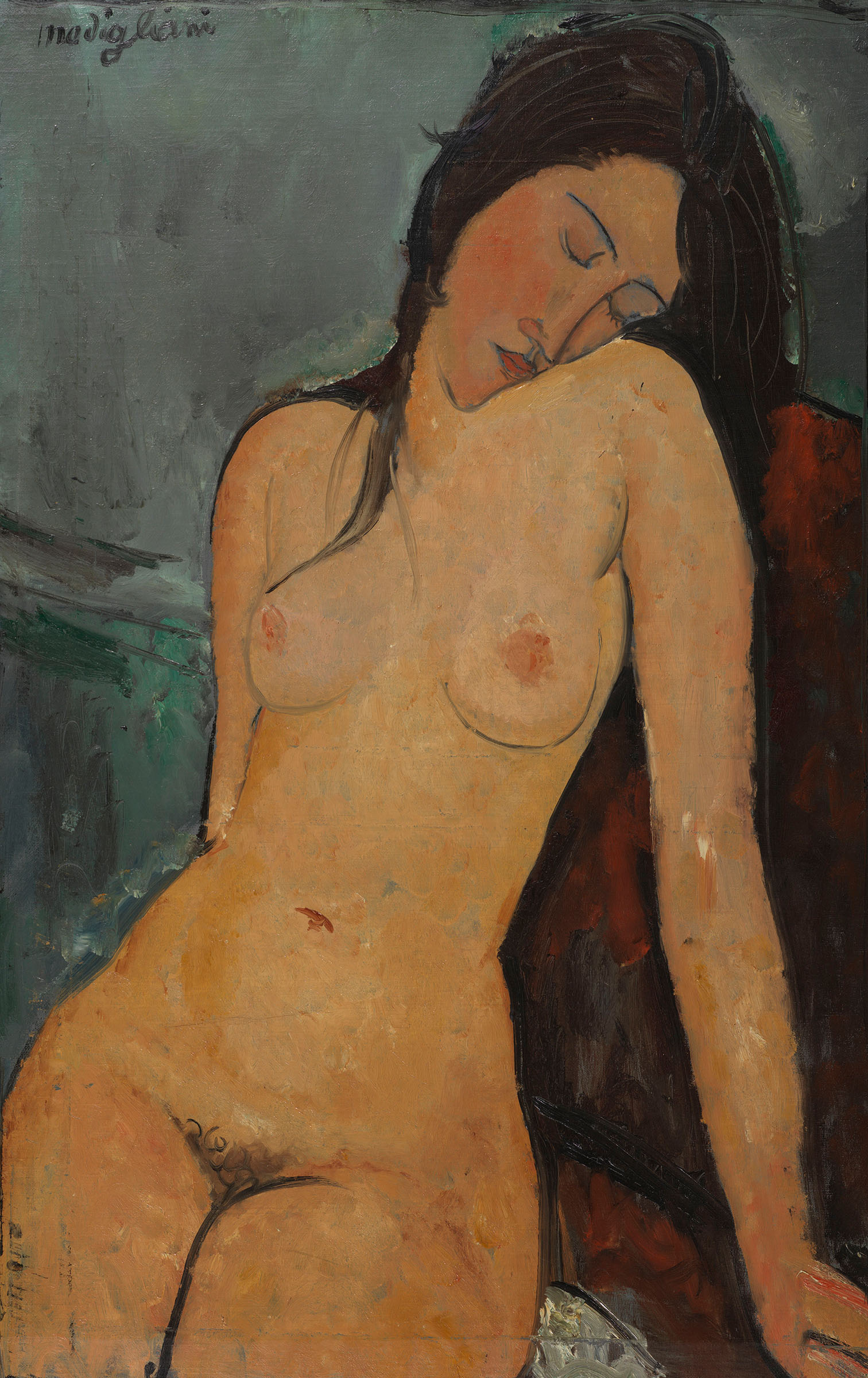 Amedeo Modigliani, Nude, circa 1916