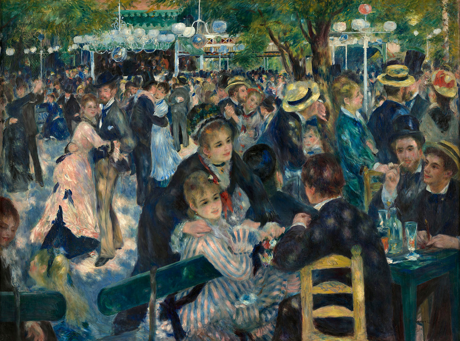 Pierre-Auguste Renoir, Dance at the Moulin de la Galette, 1876