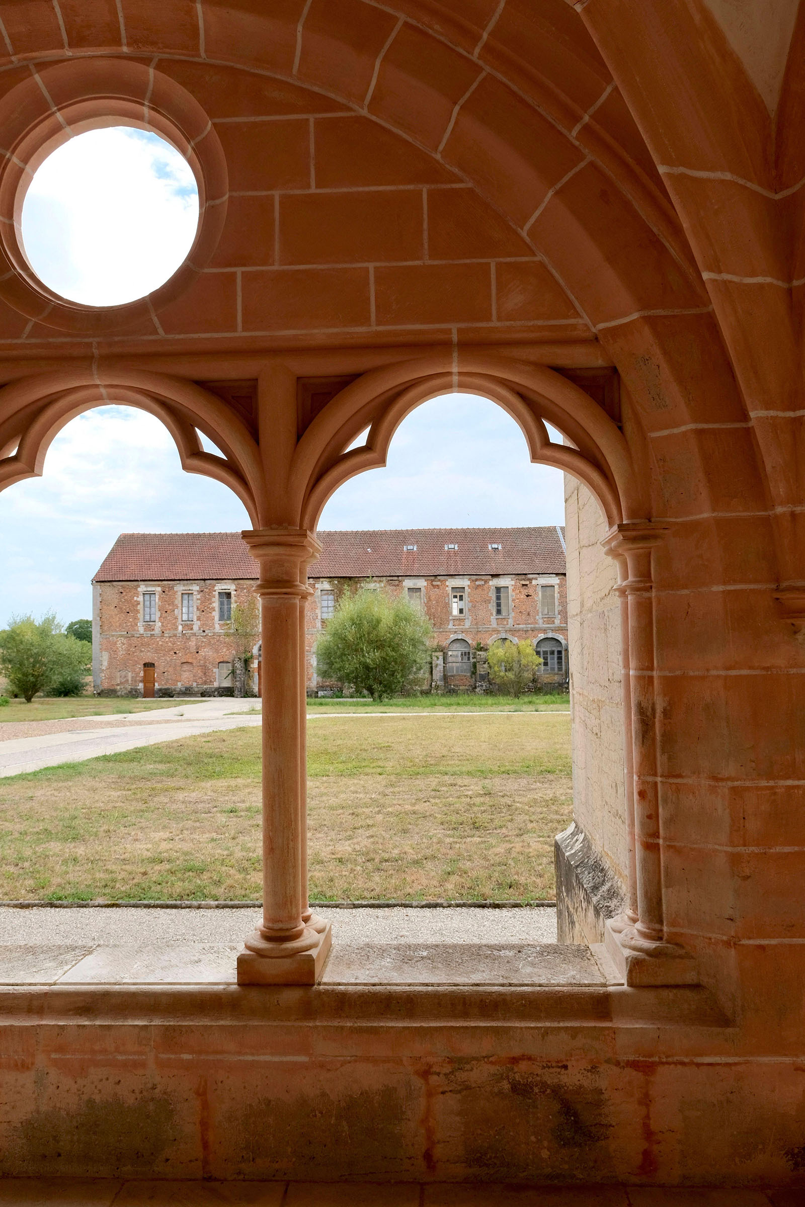 A view of the definitoire at Citeaux Abbey, which had a large meeting chamber on the ground floor, and a dormitory above. The Christie's sale will support the building's restoration