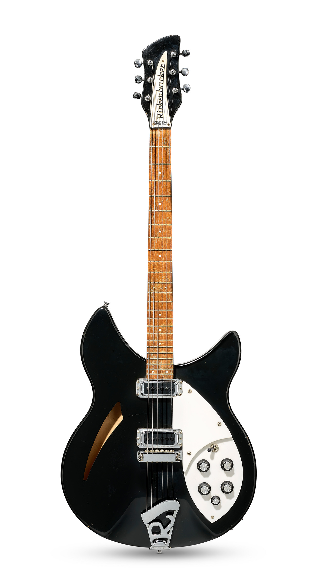 Rickenbacker Incorporated, Santa Ana, California, 1982. A semi-hollow-body electric guitar, Model 330, Jetglo. Offered in Marr's Guitars: The Johnny Marr Collection on 17 September 2026 at Christie's in London