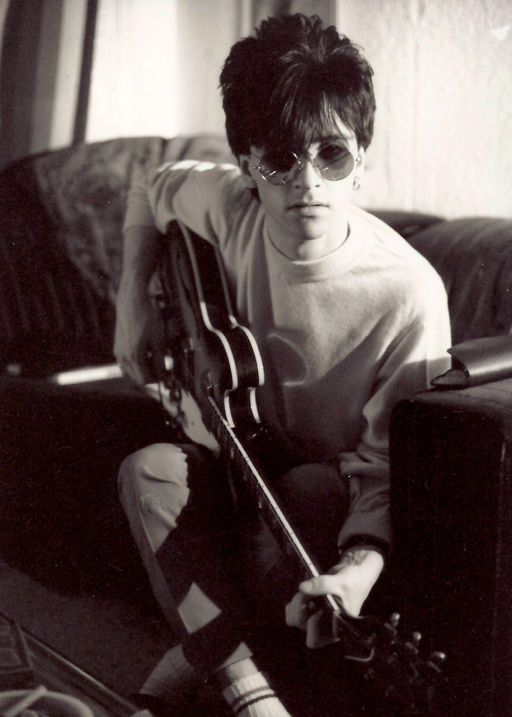 Johnny Marr at Nevern Square, Earl's Court, London, 1984