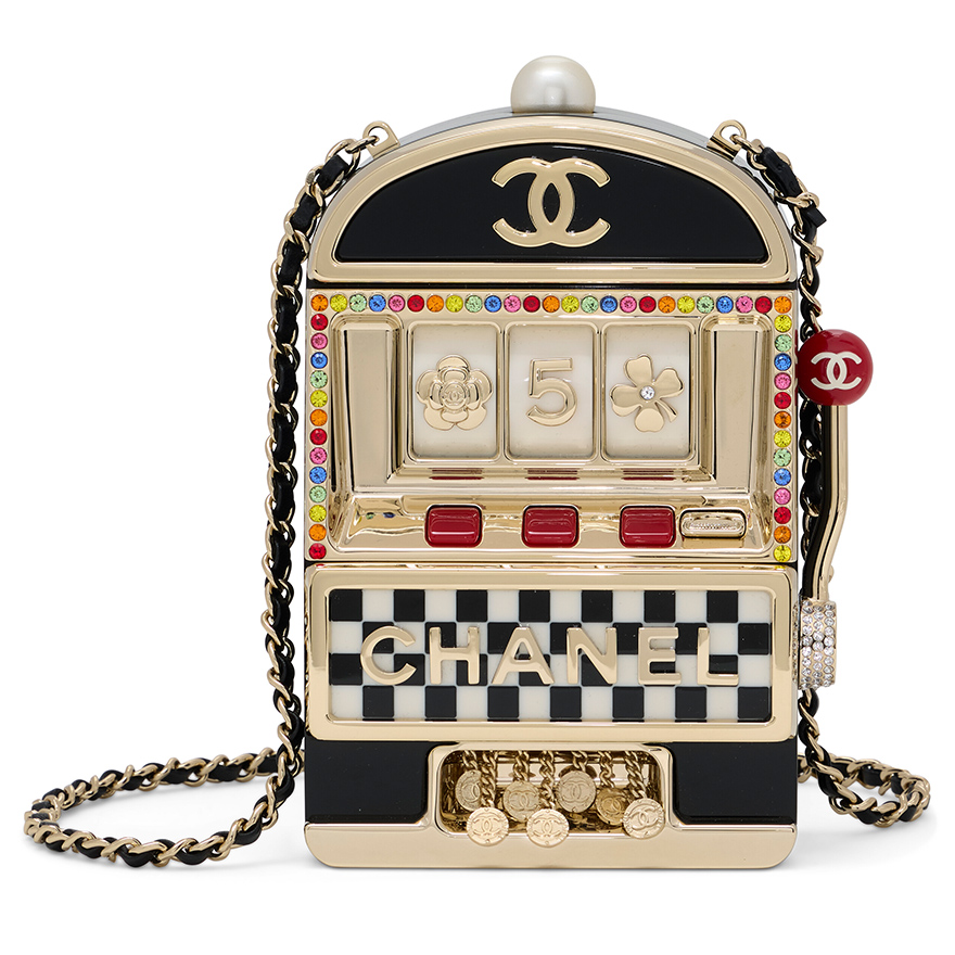 A runway slot machine minaudière bag. Chanel, 2016. Sold for HK$203,200 on 11 March 2026 at Christie’s online