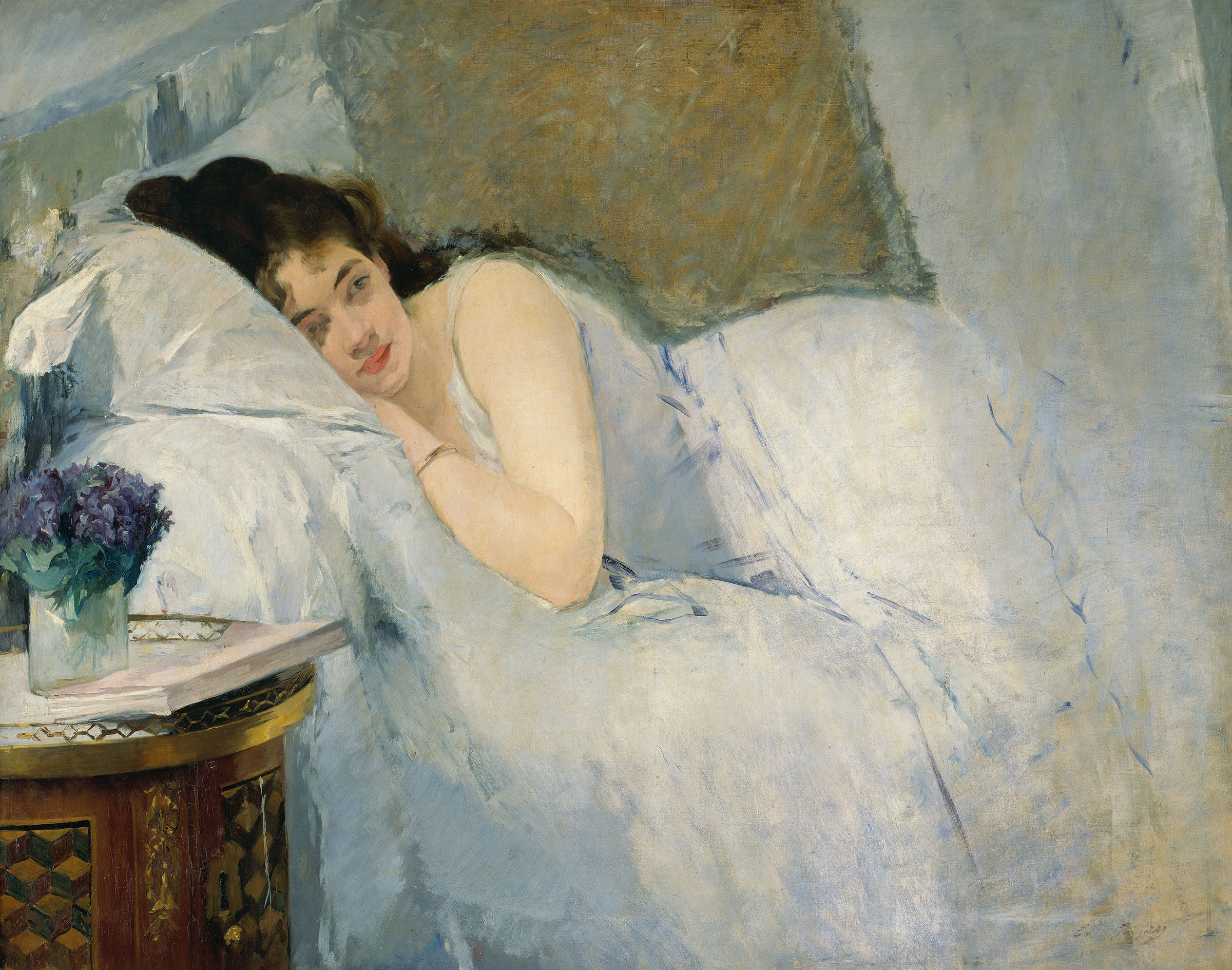 Eva Gonzales, Le Reveil, 1877, in Eva Gonzales. A Free-Spirited Artist at the Petit Palais