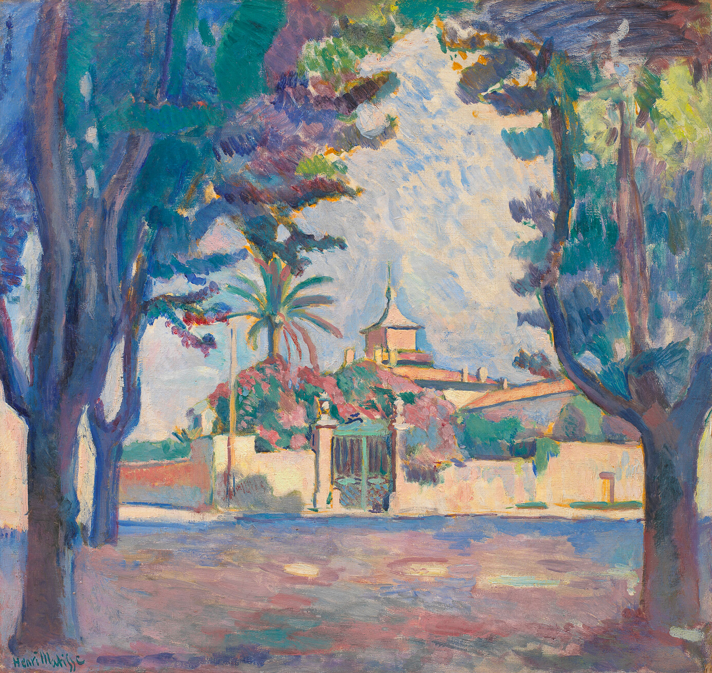 Henri Matisse, Place des Lices, Saint-Tropez, 1904, in Gustave Fayet, Collector - Designer at Fondation Louis Vuitton