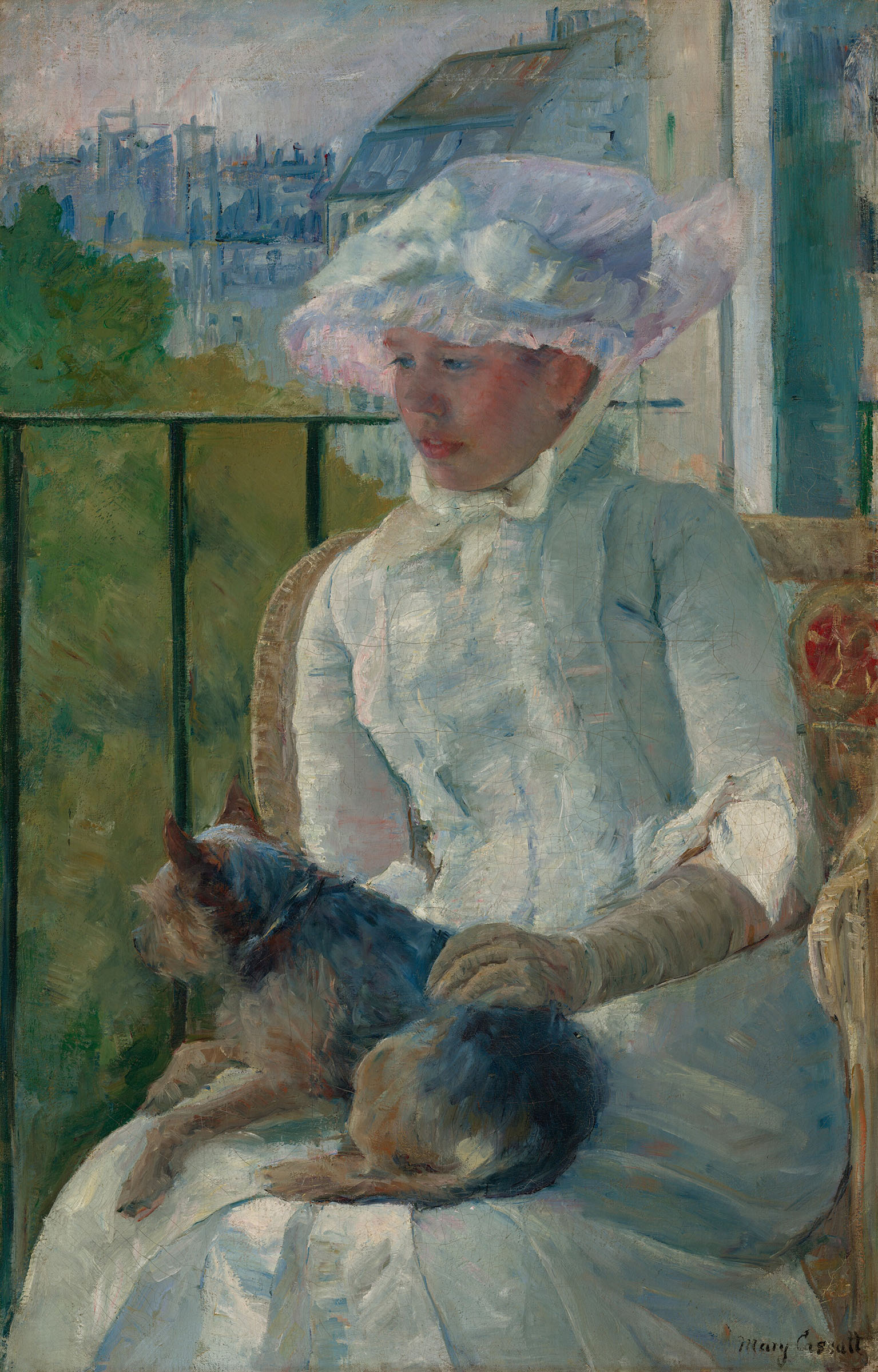 Mary Cassatt, Jeune fille a la fenetre, 1883-84, in Mary Cassatt: Being independent at the Musee d'Orsay