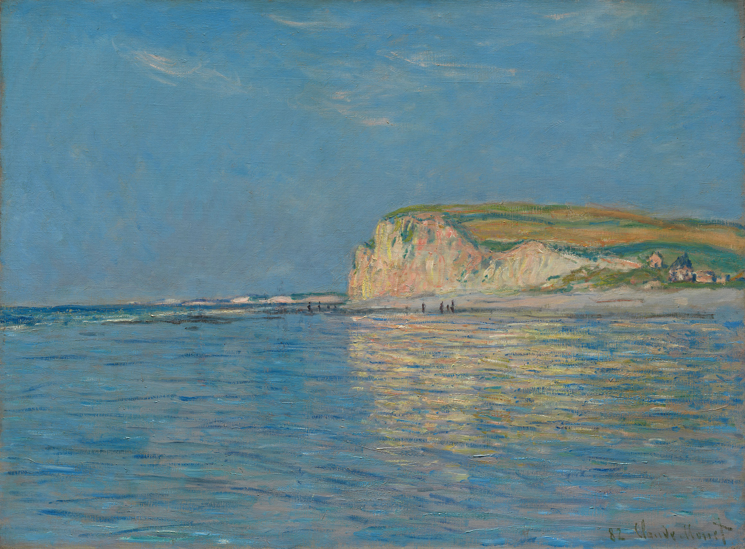 Claude Monet, Low Tide at Pourville, near Dieppe, 1882. The Cleveland Museum of Art