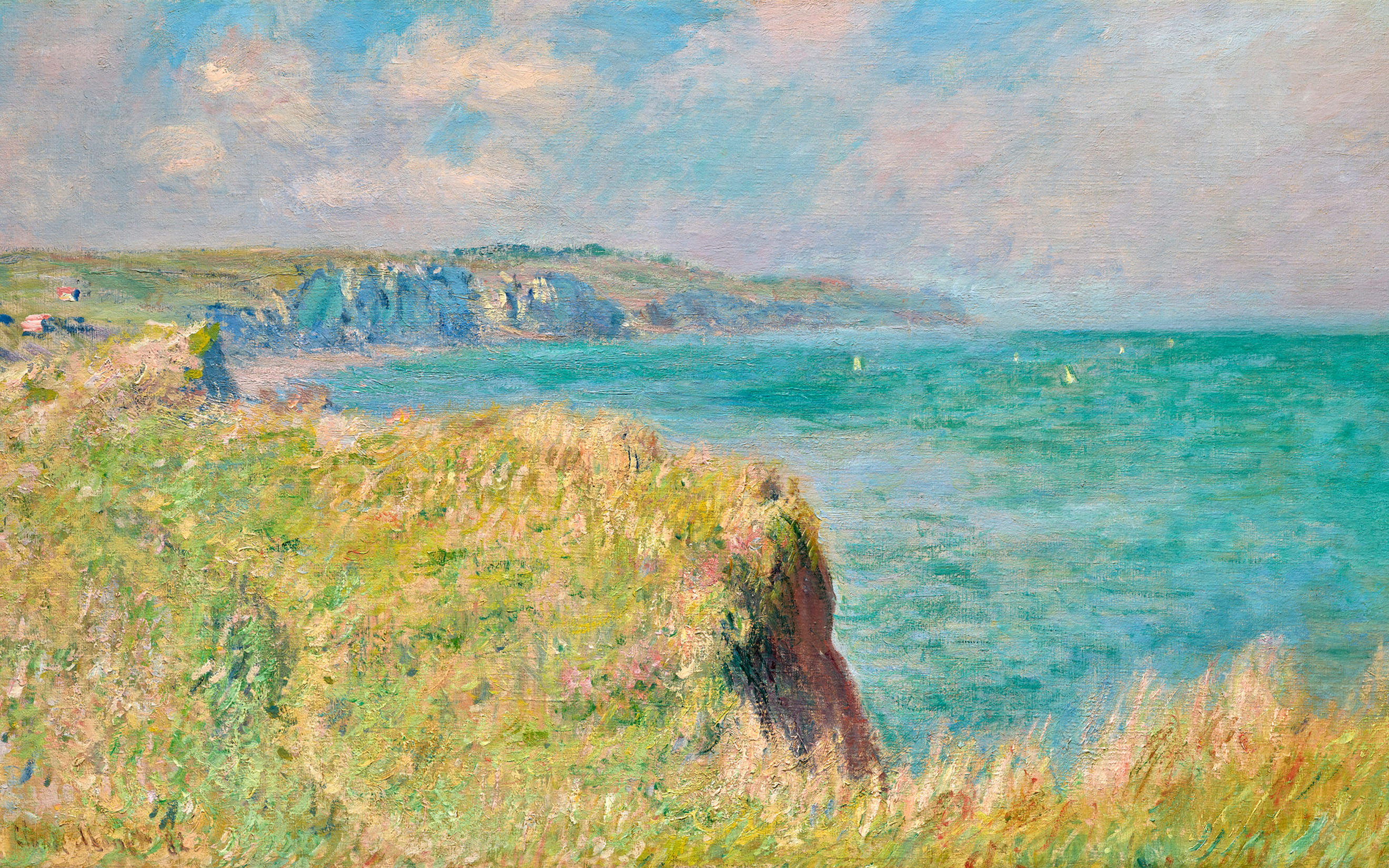 Claude Monet, Bord des falaises a Pourville, 1882. Offered in Durand-Ruel, Generations of Vision on 22 October 2026 at Christie's in Paris