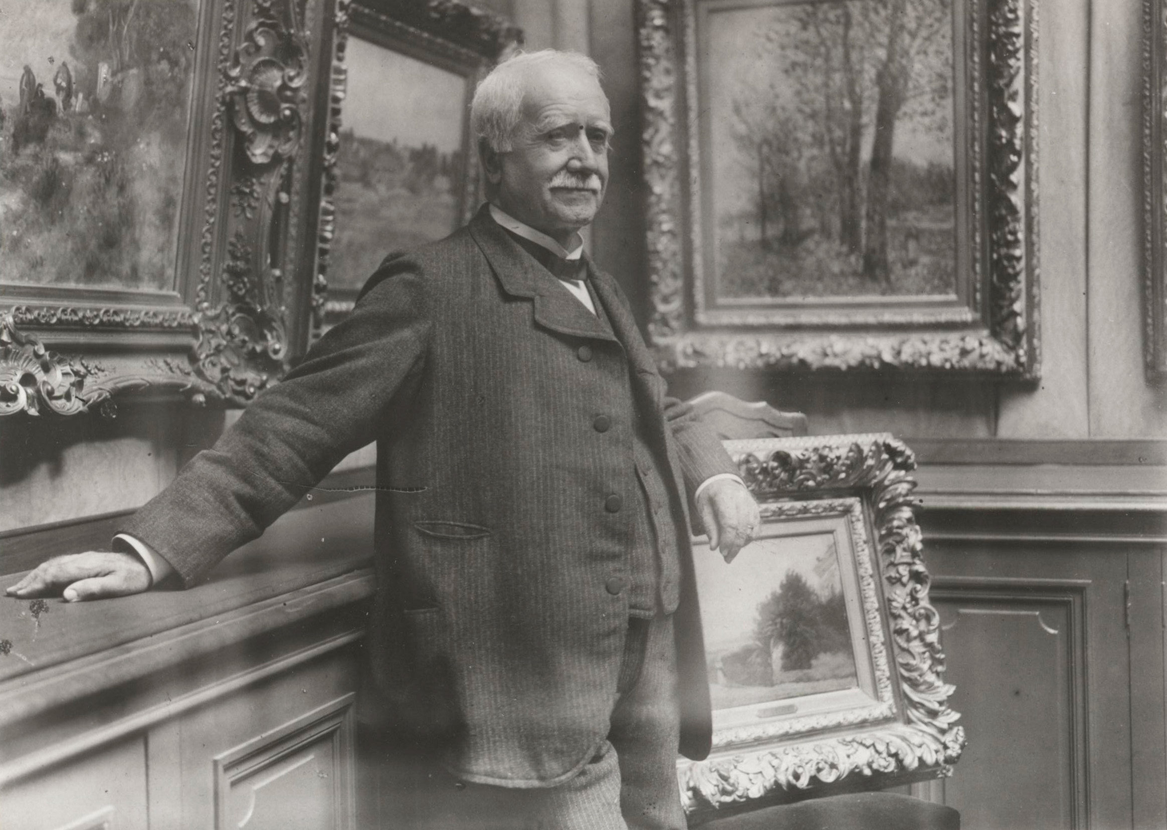 Art dealer Paul Durand-Ruel. 'We owe him everything,' said Monet. 'He was stubborn, persistent, risking bankruptcy many times to back us'