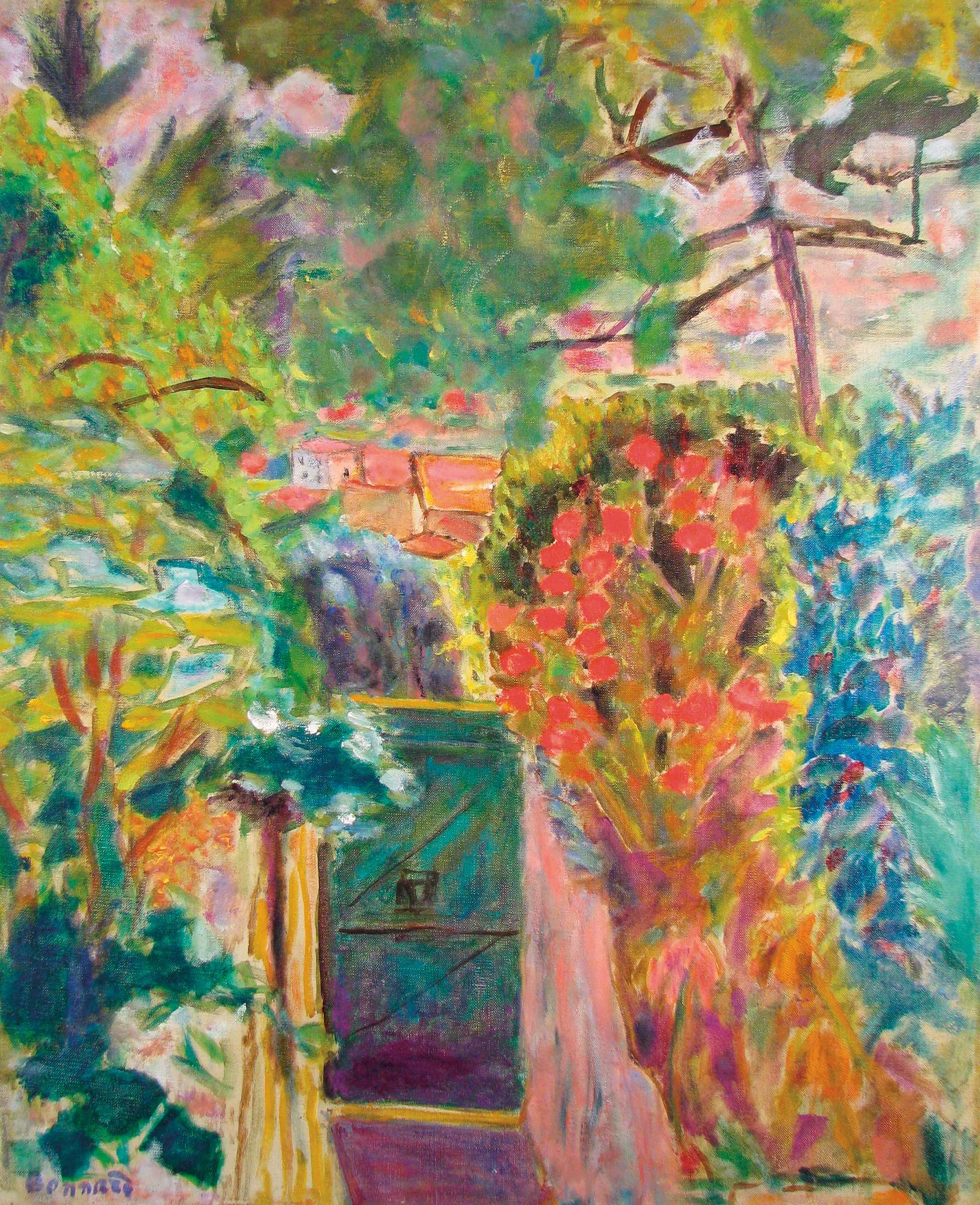 Pierre Bonnard, The Gate of the Villa du Bosquet in Le Cannet, 1944. Muskegon Museum of Art