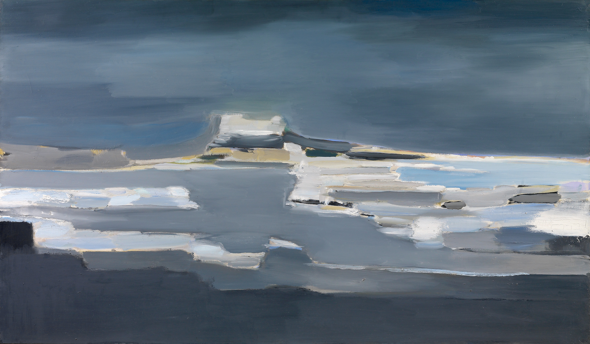 Nicolas de Stael, The Fort Carre, Antibes (Landscape), 1955. Musee Picasso, Antibes