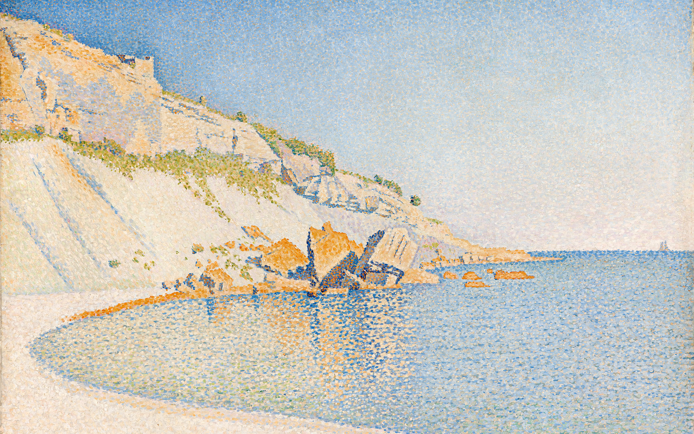 Paul Signac, Cassis, Cap Lombard, Opus 196, 1889. Kunstmuseum Den Haag