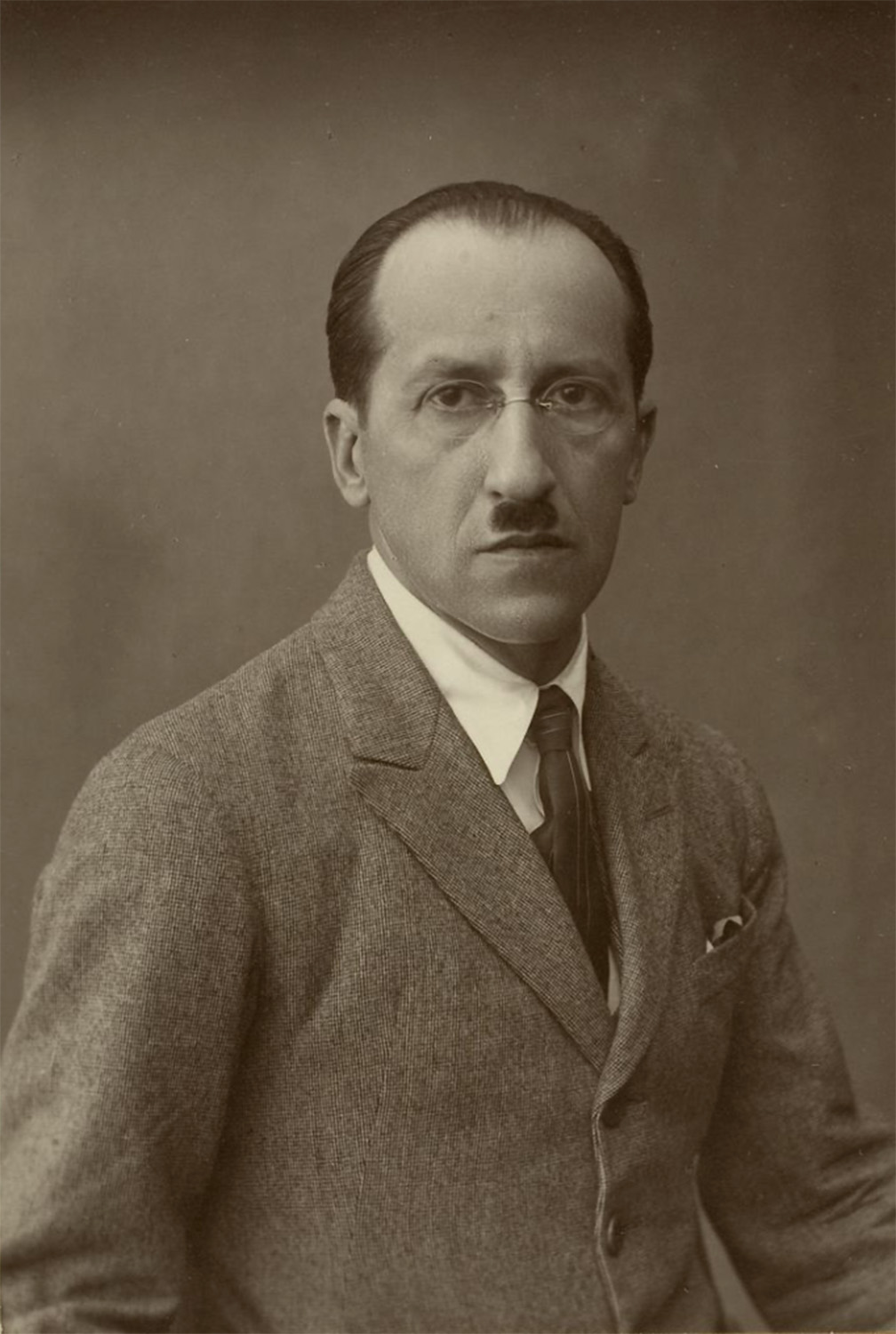 Mondrian in Paris in 1922, a period when he wrote that he had begun to create 'painting that pleases me more than all my previous work'