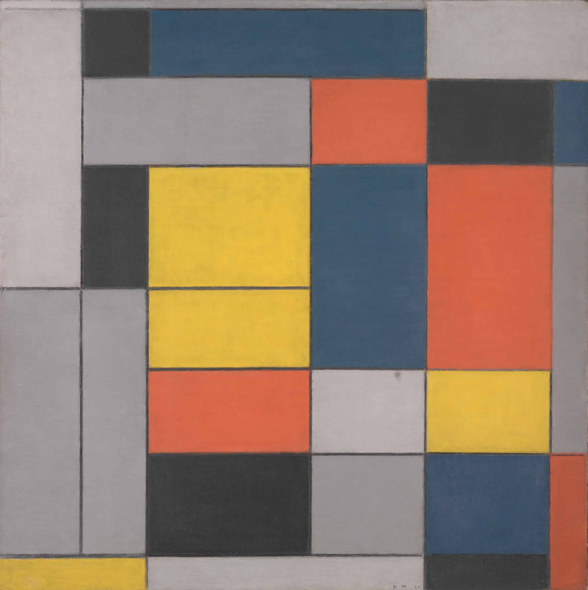 Piet Mondrian, No. VI / Composition No. II, 1920. Tate, London