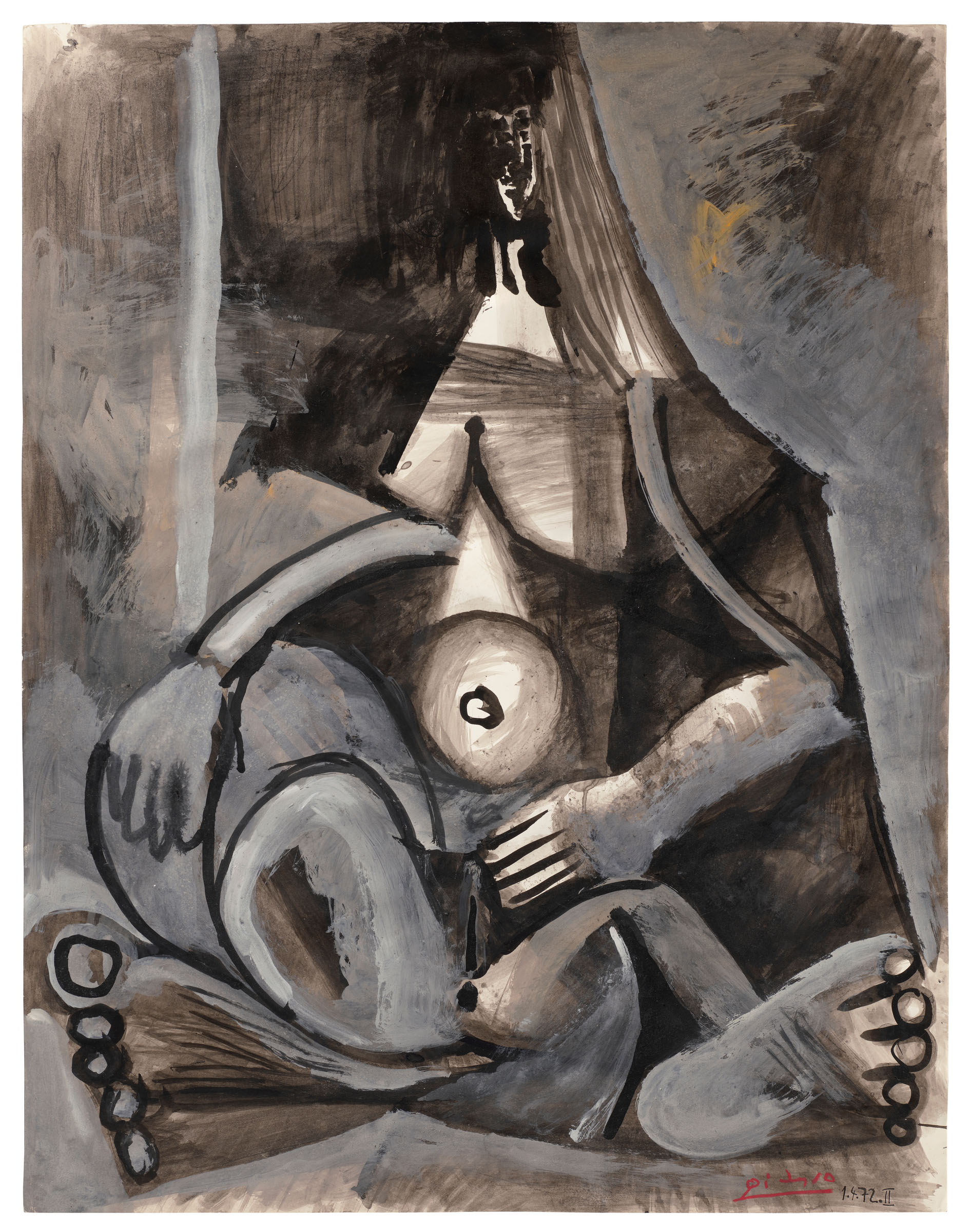 Pablo Picasso, Nu assis, 1972, offered in the 20th/21st Century: Evening Sale on 14 October 2026 at Christie's in London