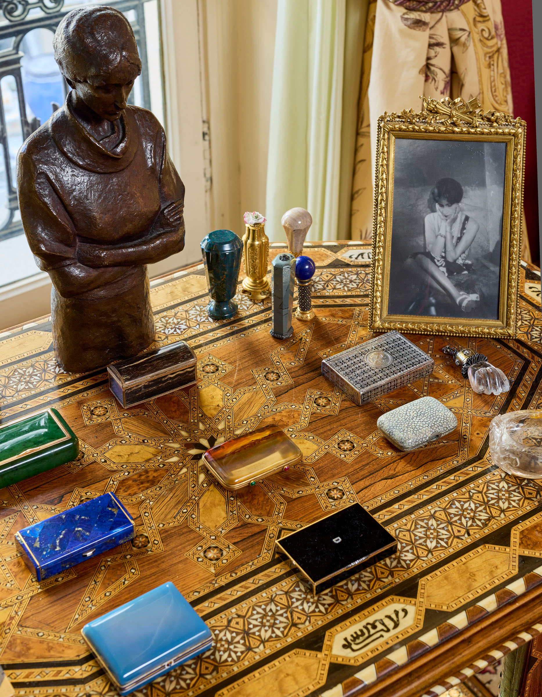 Cartier and Faberge cigarette cases are among the objects offered in Collection Jeanne-Marie de Broglie on 30 September 2026 at Christie's in Paris