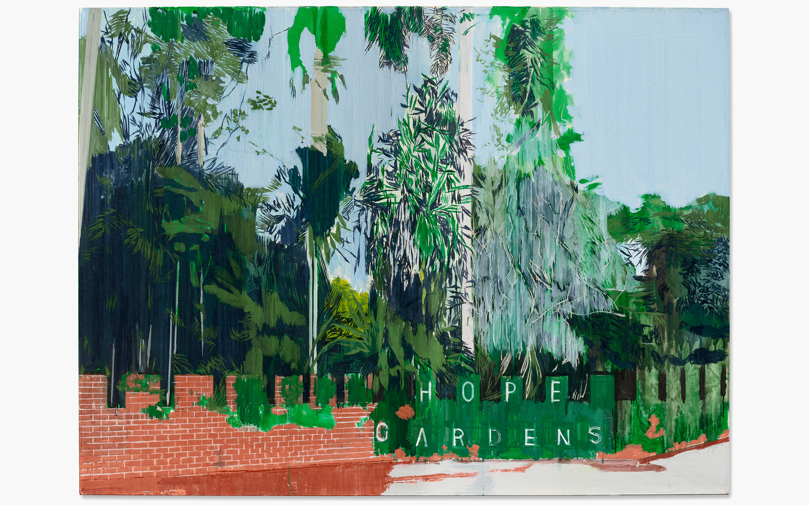 Hurvin Anderson, Hope Gardens, 2005, offered in Monsoon: The Peter Simon Collection Evening Sale on 14 October 2026 at Christie's in London