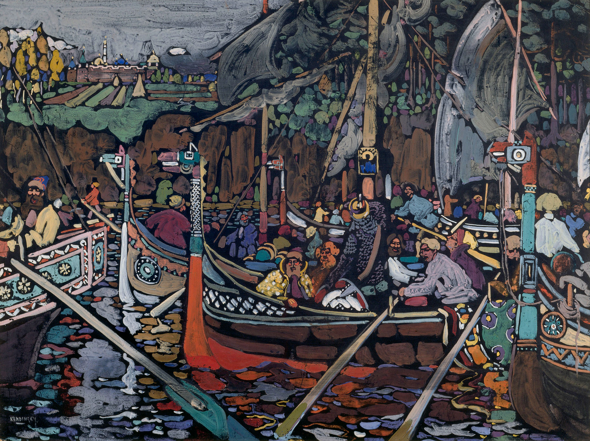 Wassily Kandinsky, Lied (Chanson), 1906. The Pompidou Centre, Paris