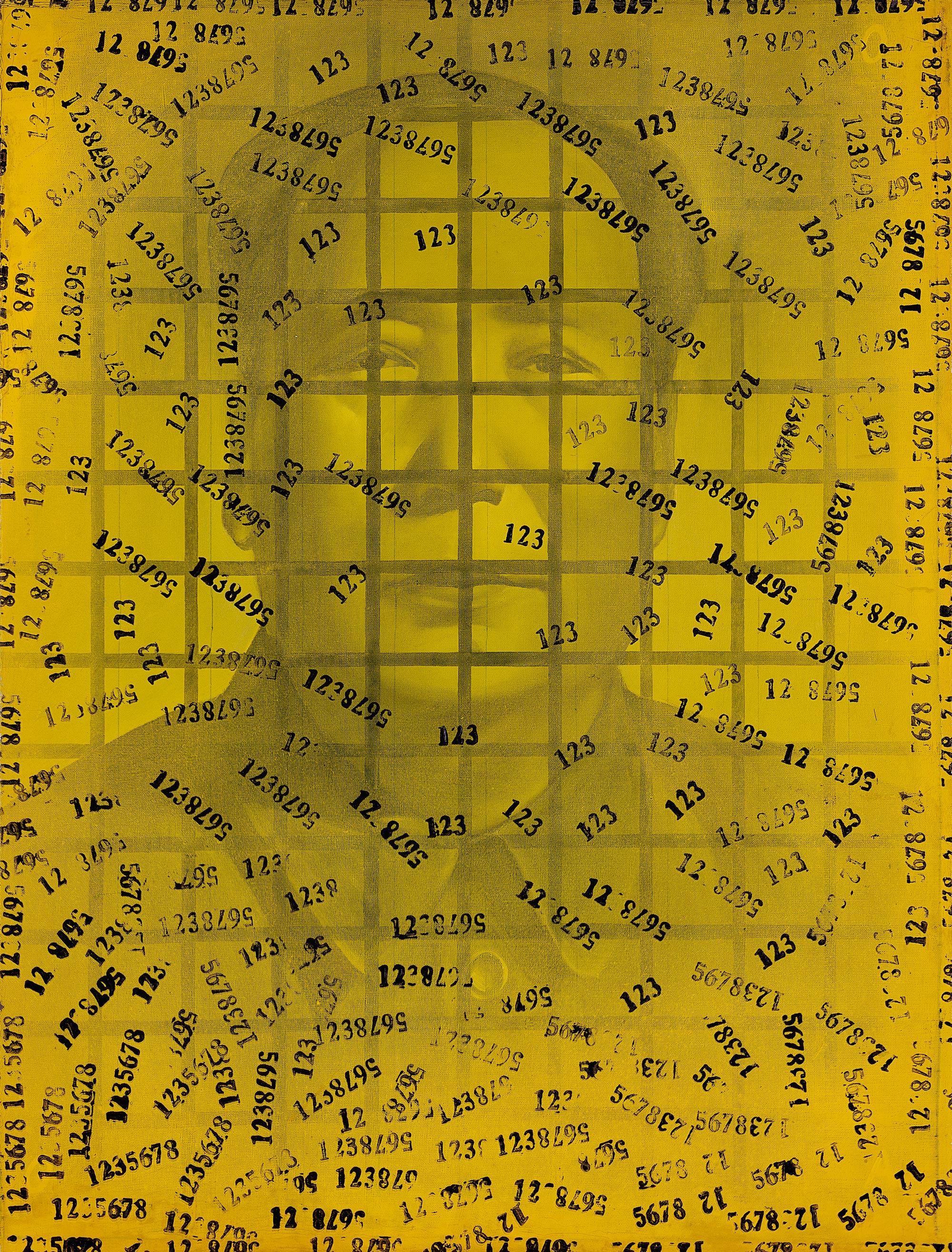 Wang Guangyi (B.1957), The Mao Grid, painted in 1990. Oil on canvas. 31 1/2 x 23 7/8 in (80 x 60.5 cm). Estimate: HK$ 400,000-600,000. Offered in 21st Century Day Sale on 30 September 2026 at Christie’s in Hong Kong