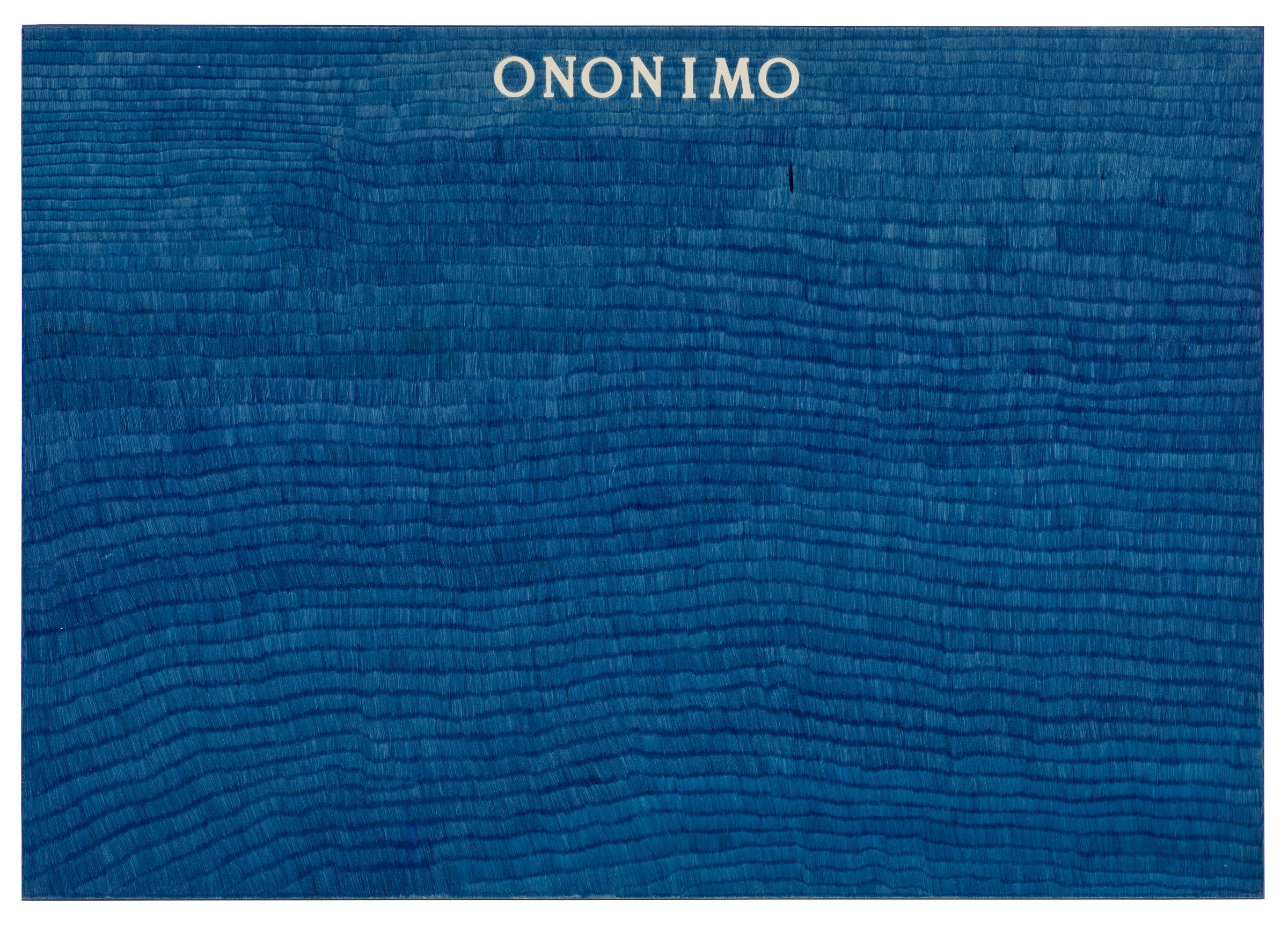 Alighiero Boetti, Ononimo, 1973, offered in the 20th/21st Century: Paris Evening Sale including Thinking Italian on 22 October 2026 at Christie's in Paris