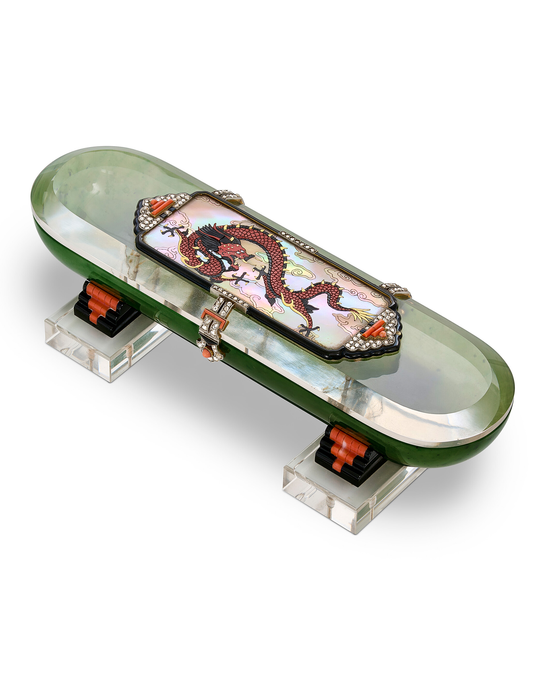 An exceptional Cartier Art Deco multi-gem and lacquer case, offered in Exceptional Jewels and Objects of Elegance: A Connoisseur's Collection - part I on 10 November 2026 at Christie's in Geneva