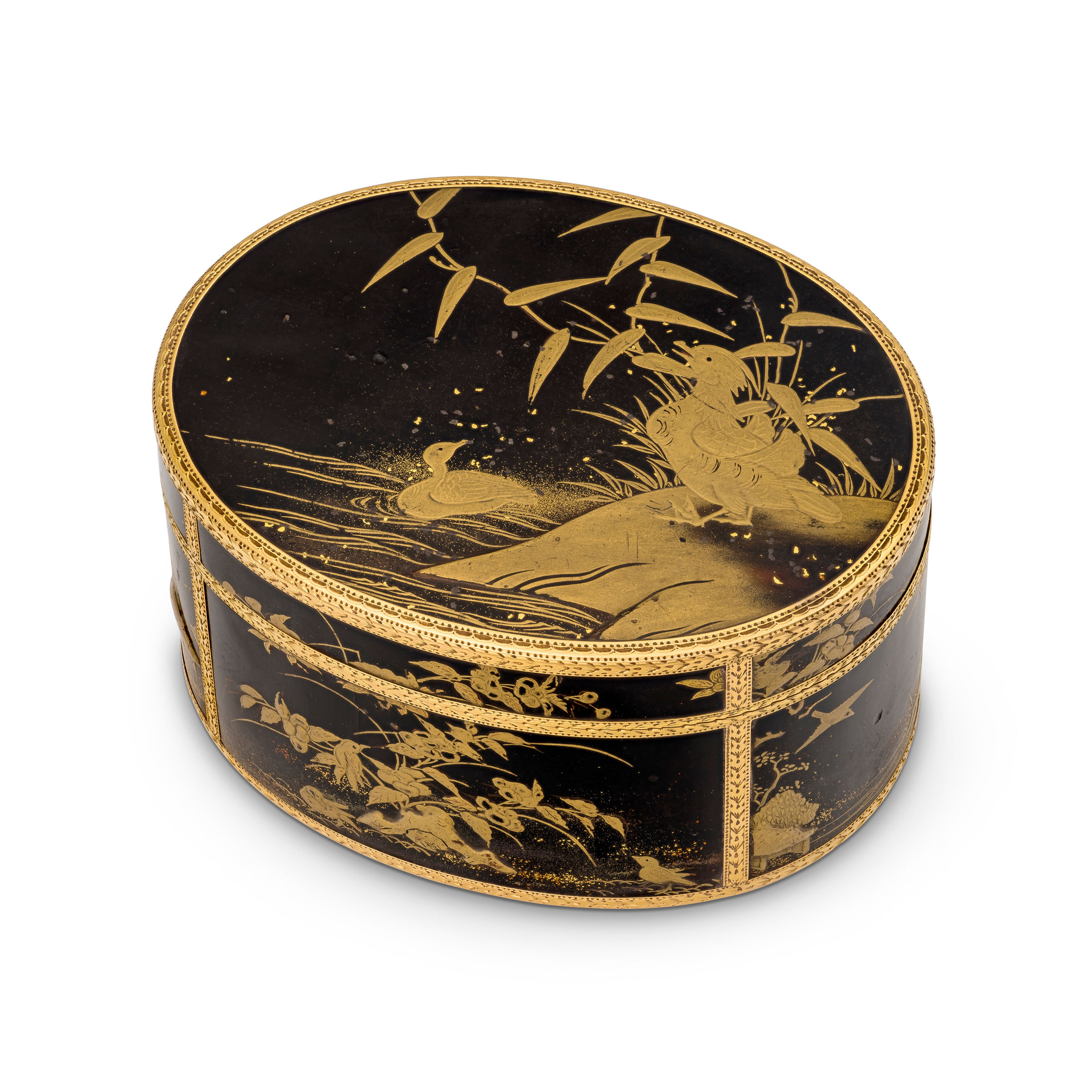 A rare Louis XV gold-mounted lacquer snuff box by Francois-Thomas Germain, Paris, 1755, offered in Exceptional Jewels and Objects of Elegance: A Connoisseur's Collection - part I on 10 November 2026 at Christie's in Geneva