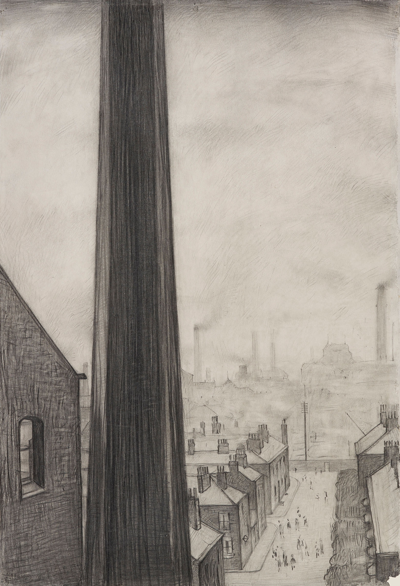 L.S. Lowry, A View from the Window of the Royal Technical College, Salford, 1924. The Lowry Collection, Salford