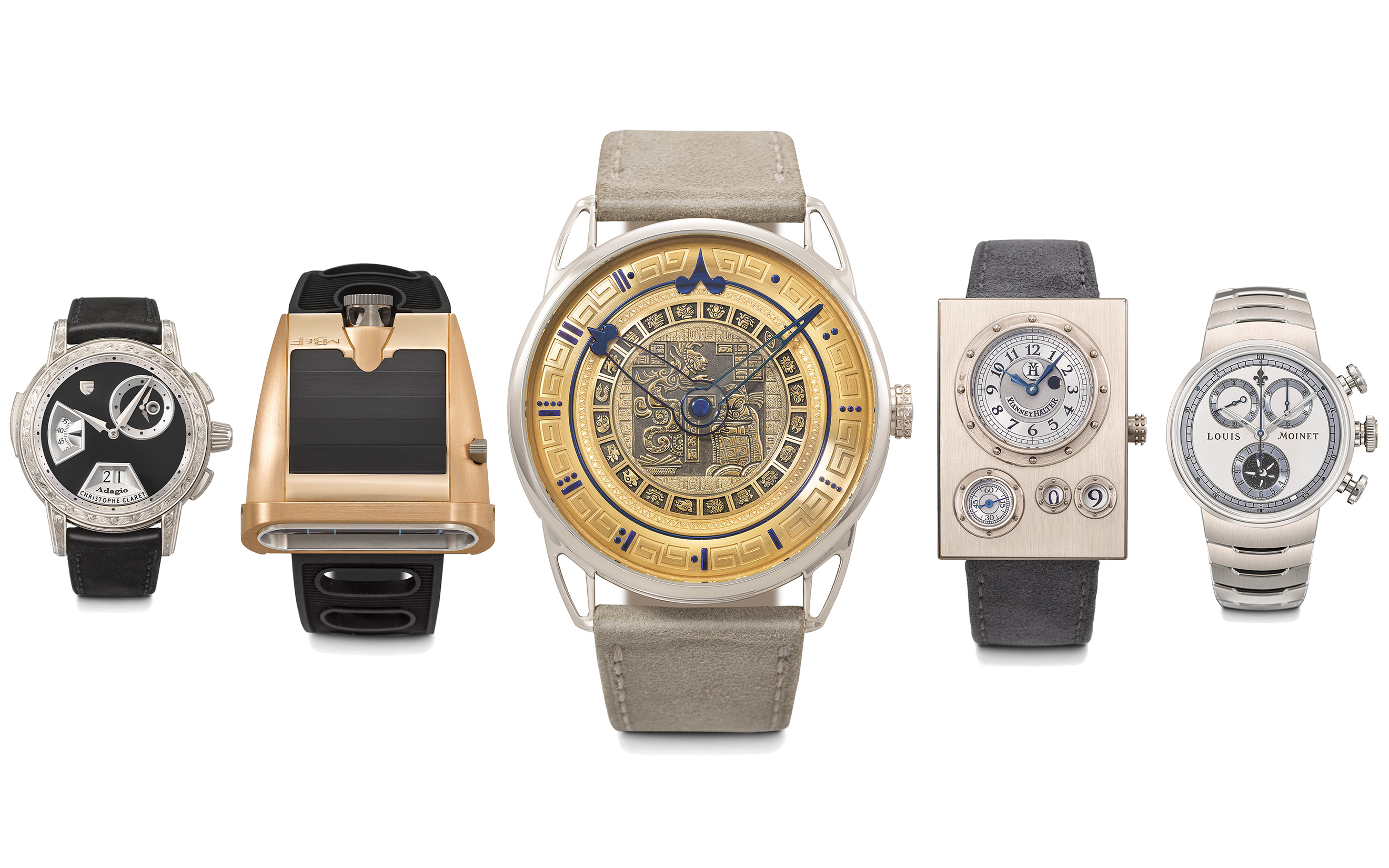 Timepieces by Christophe Claret, MB and F, De Bethune, Vianney Halter and Louis Moinet offered in Rare Watches Including Watches for ELA on 9 November 2026 at Christie's in Geneva
