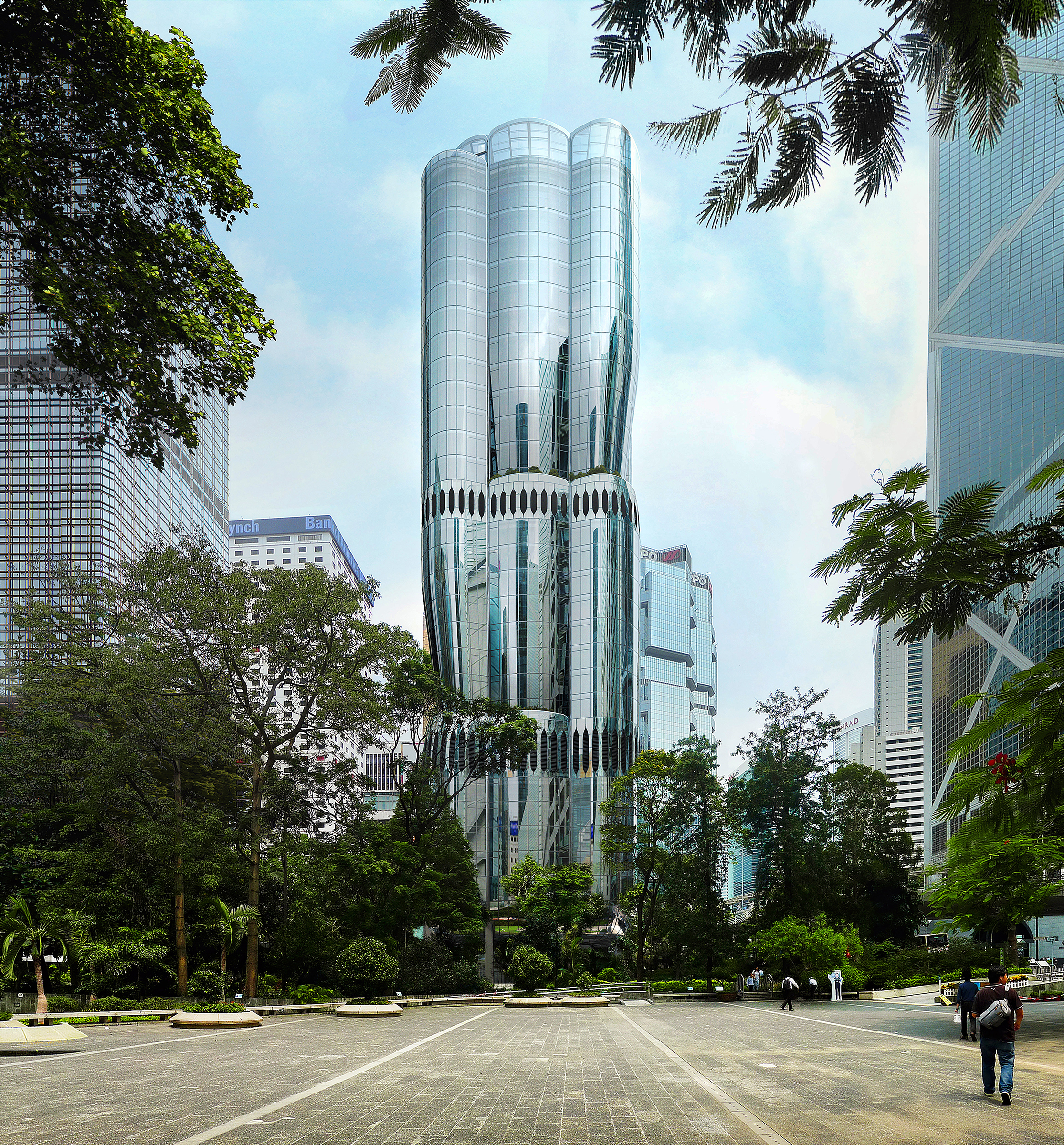 Designed by Zaha Hadid Architects, Christie’s new Asia Pacific headquarters in Hong Kong has been described as a ‘masterclass in sustainable architecture’. Render by Parklife