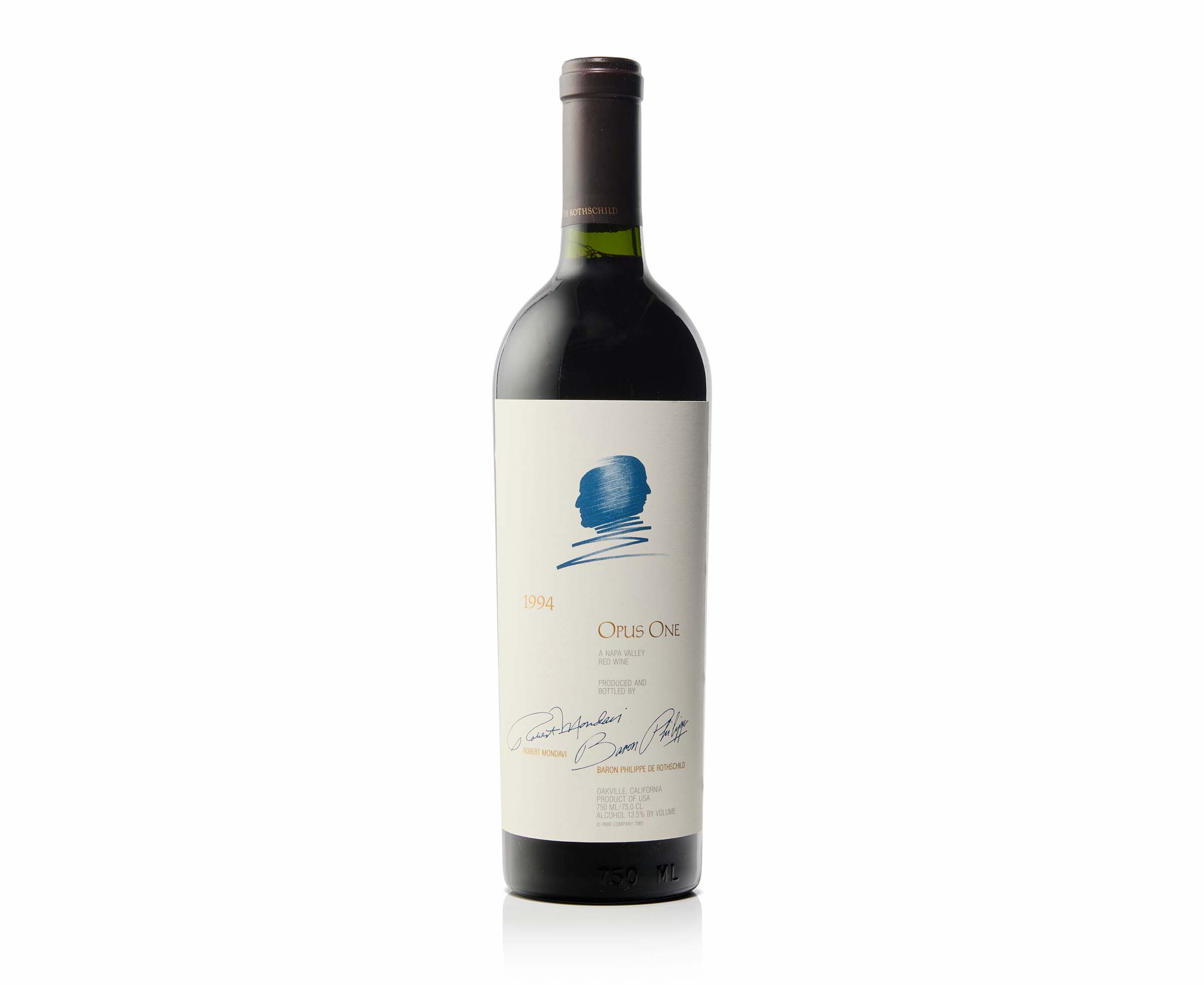 Opus One, 1994. 6 bottles per lot. Estimate: $1,800-$2,400. Offered in California Only Online: Featuring A Private Library Collection of Screaming Eagle and Other Napa Classics on 1-13 September 2023 at Christie’s Online