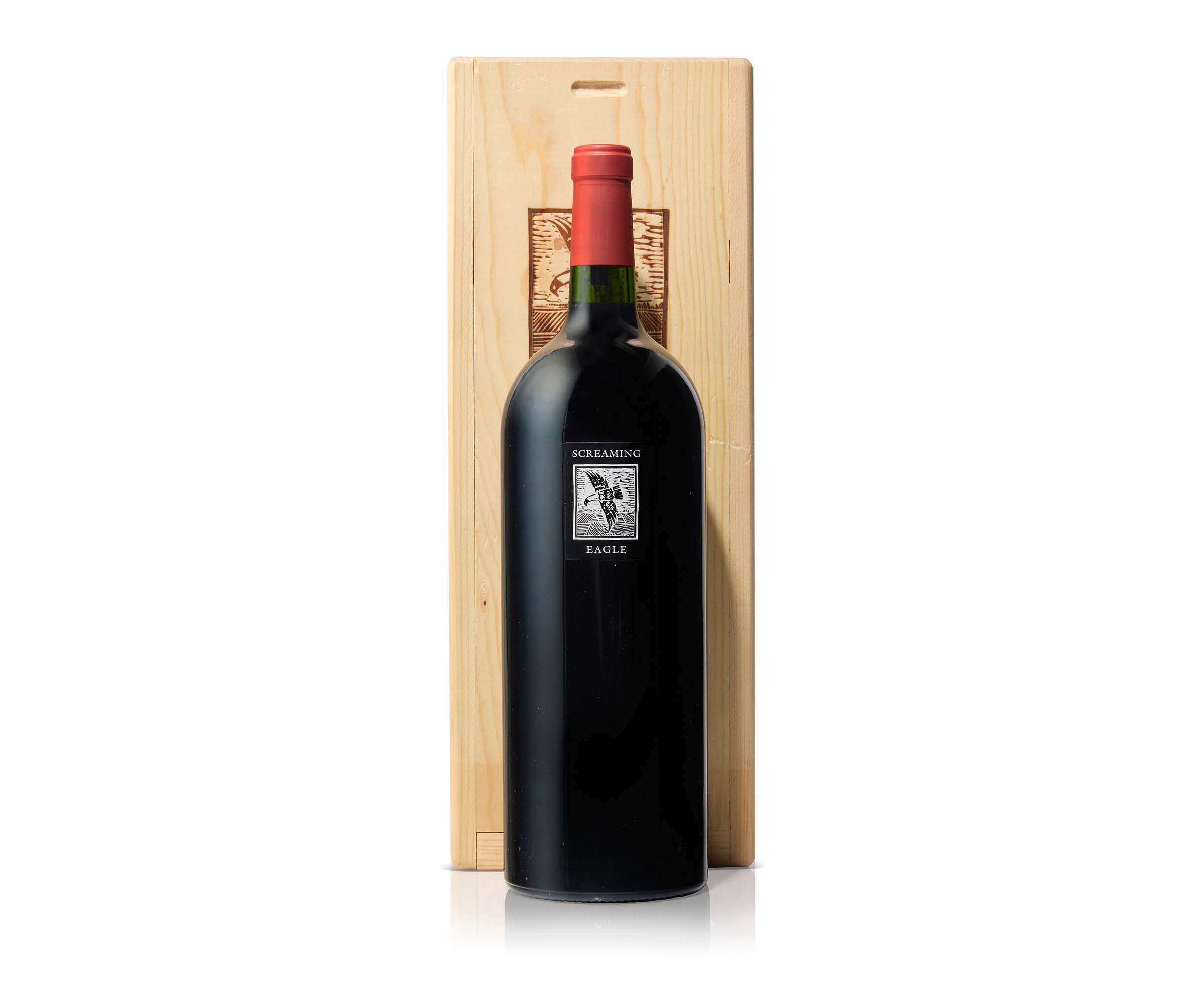 Screaming Eagle, 2012. 1 magnum per lot. Estimate: $6,000-$9,000. Offered in California Only Online: Featuring A Private Library Collection of Screaming Eagle and Other Napa Classics on 1-13 September 2023 at Christie’s Online