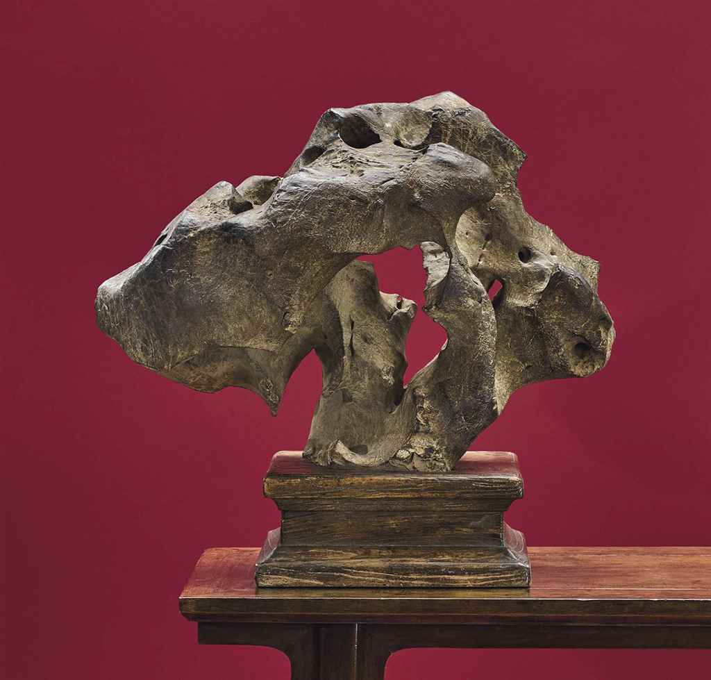 A large Wen stone scholar’s rock. 17th–18th century. Estimate: $25,000–30,000. To be offered in The Flacks Family Collection: A Very Personal Selection, 16 September at Christie’s New York