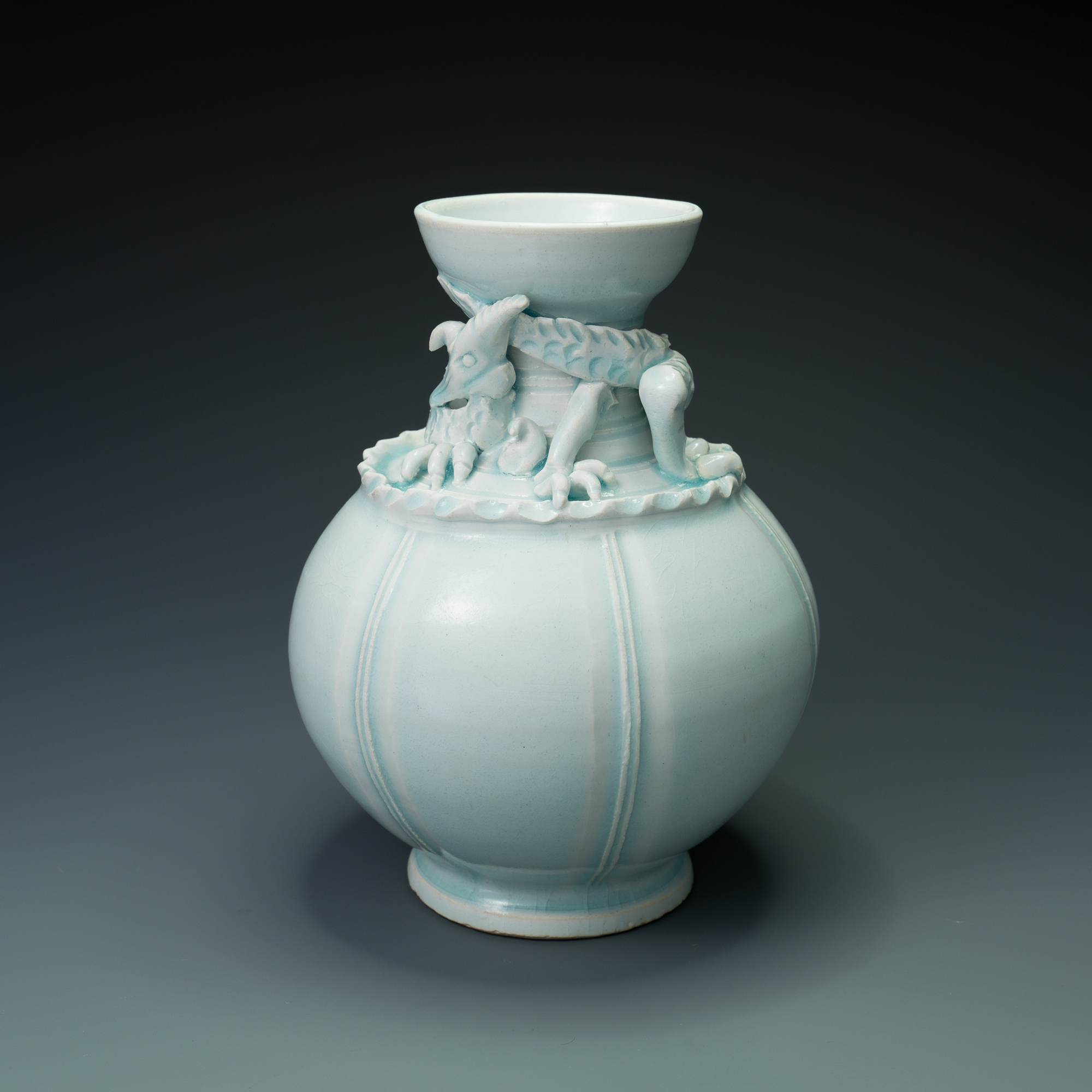A find and rare Qingbai ‘Dragon’ vase, Southern Song Dynasty (1127-1279). 20.8 cm (8¼in) high. Estimate: HK$180,000-250,000. Offered in The Songde Tang Collection - Song Dynasty Ceramics on 3 December at Christie’s in Hong Kong