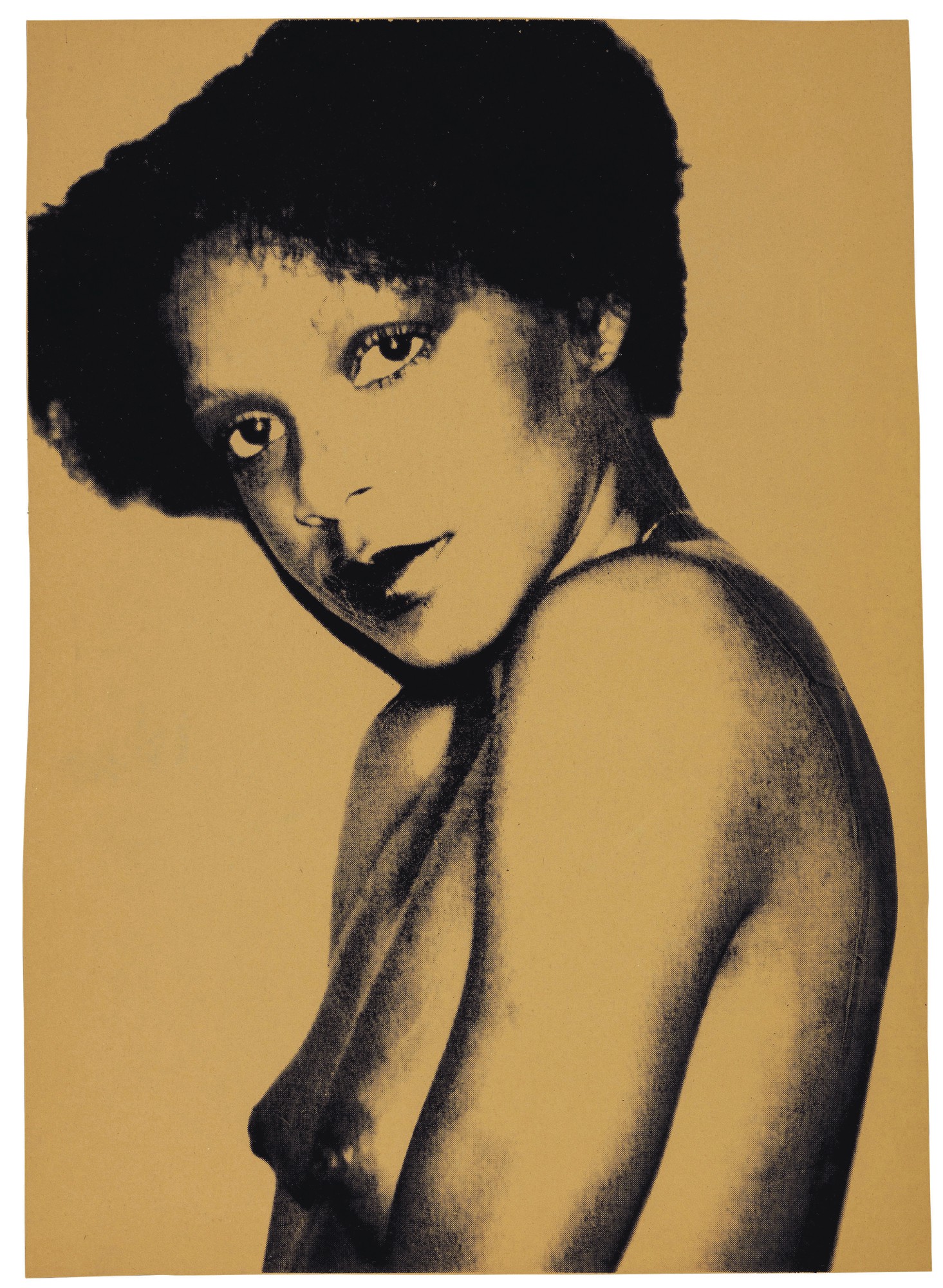 Andy Warhol (1928-1987), Corice Arman Portrait, 1979. Sheet: 40&frac14; x 28⅛ in (1022 x 714 mm). Estimate:                     $8,000-12,000. This lot is offered in Screen Star: Alexander Heinrici, Master Printer, 17-26 October 2017, Online