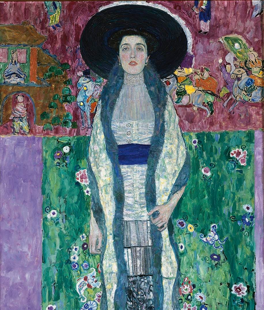 From the Collection of Adele and Ferdinand Bloch-Bauer. Gustav Klimt, Portrait of Adele Bloch-Bauer II, 1912-13