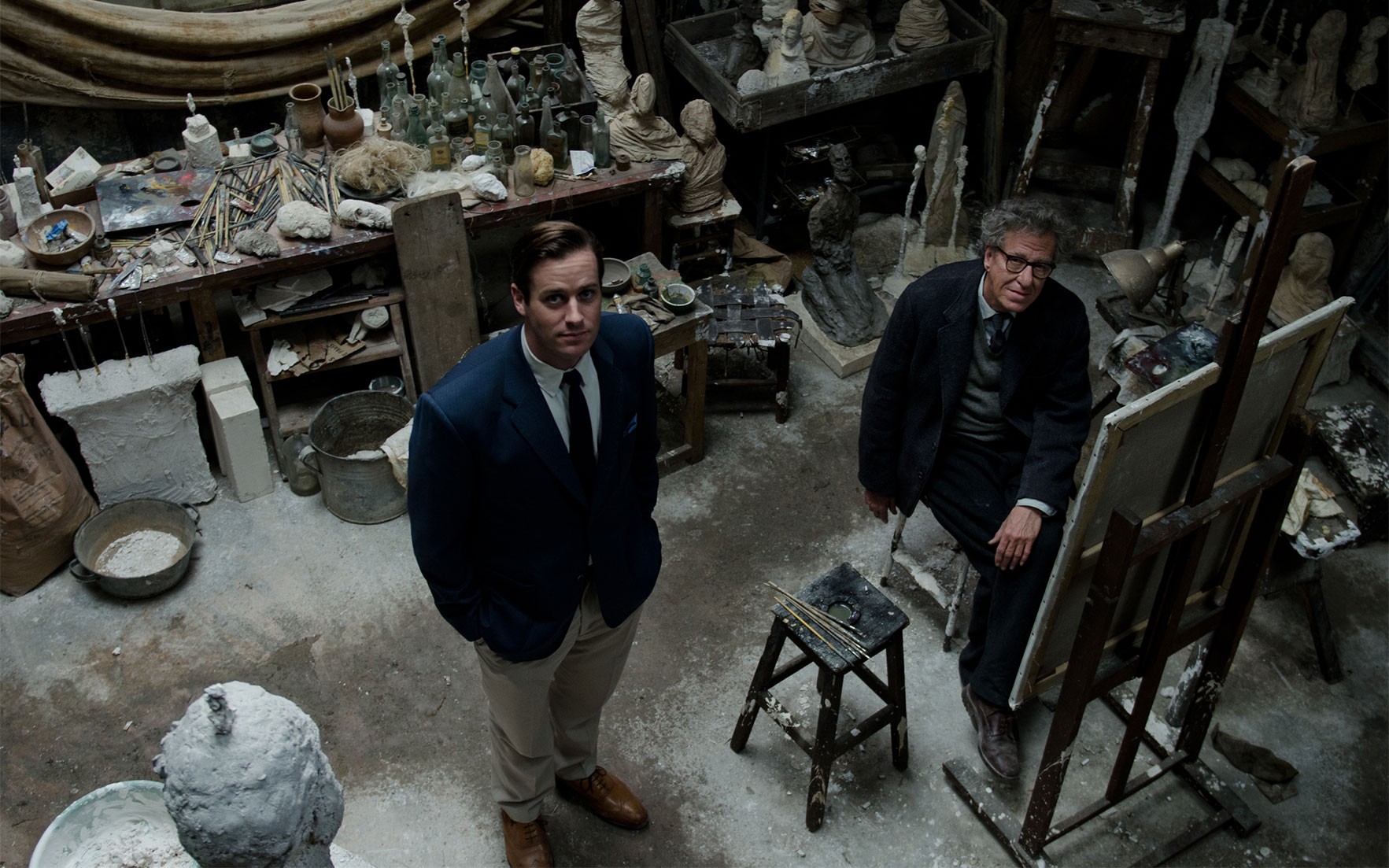 I wanted Giacometti's studio to have the feel of a prison I wanted Giacometti's studio to have the feel of a prison