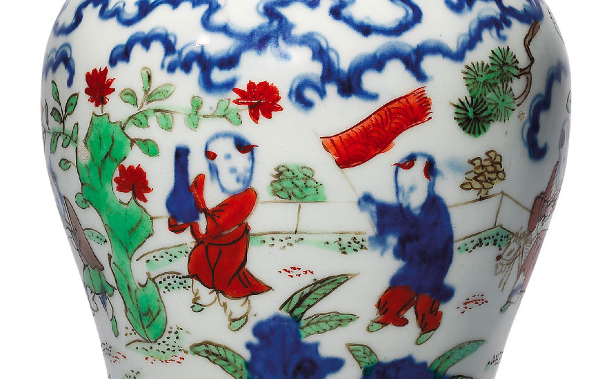 古渡、中国明時代早期染付(青花)花瓶(元箱付き) Yahoo!オークション -「明代 染付」の落札相場・落札価格