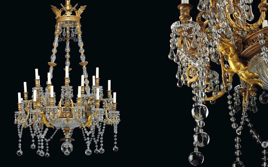 Vintage baccarat chandelier cheap