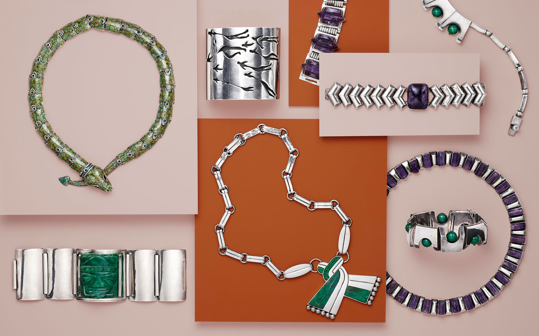 Vintage mexican clearance jewelry designers